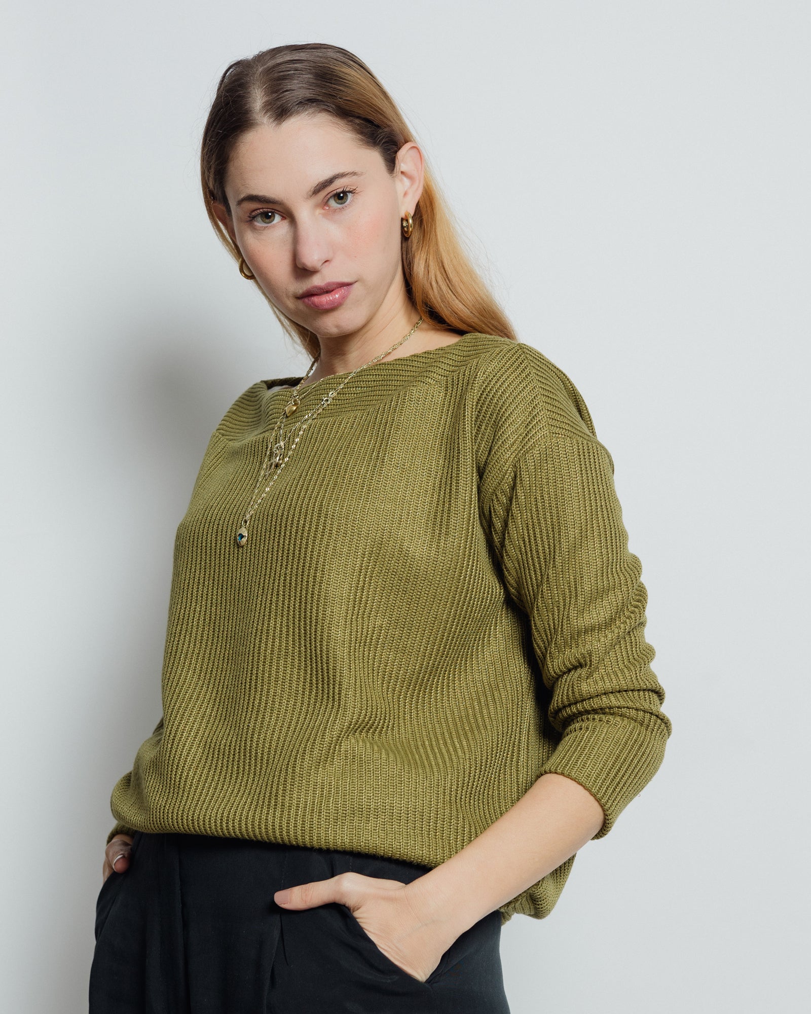 Bili Jumper Olive Green