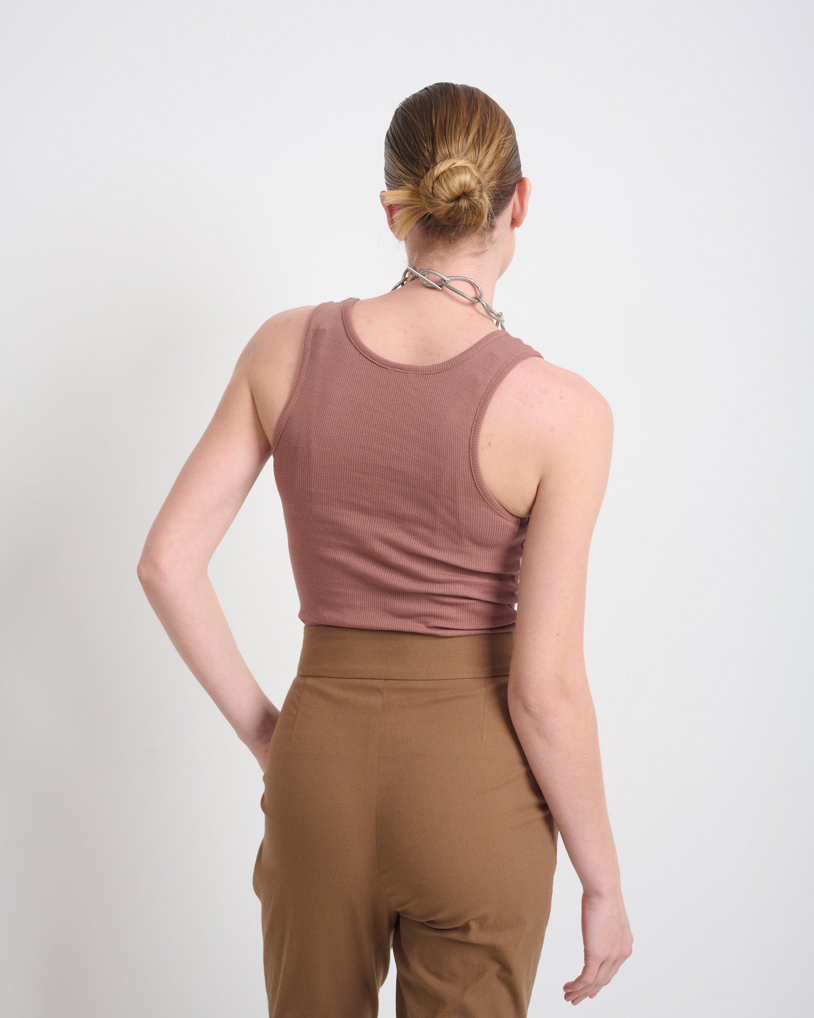 Safta Tank Top Rusty Pink SPECIAL EDITION - Layou Design by Shay Sobol