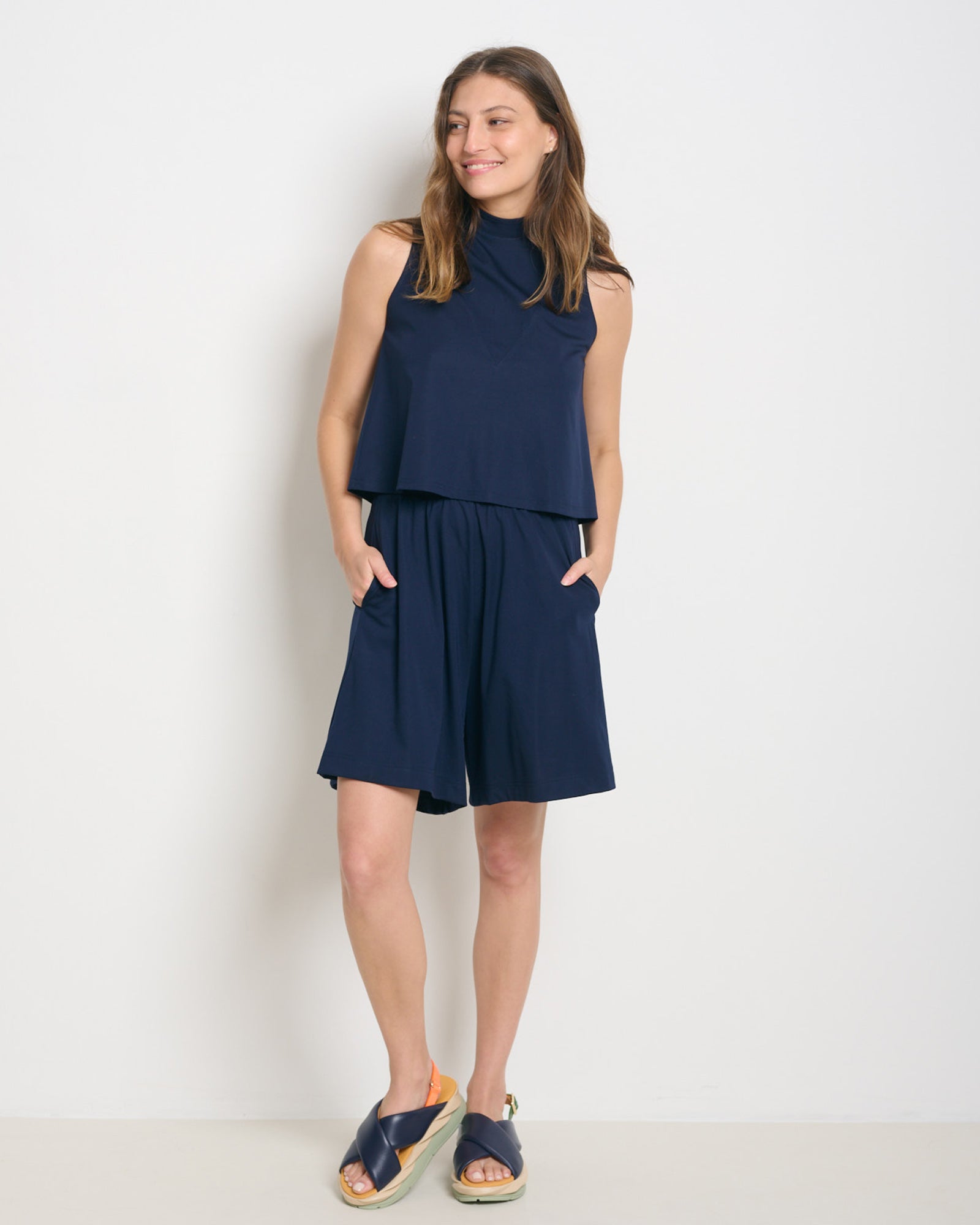 Haley Tank Top Navy