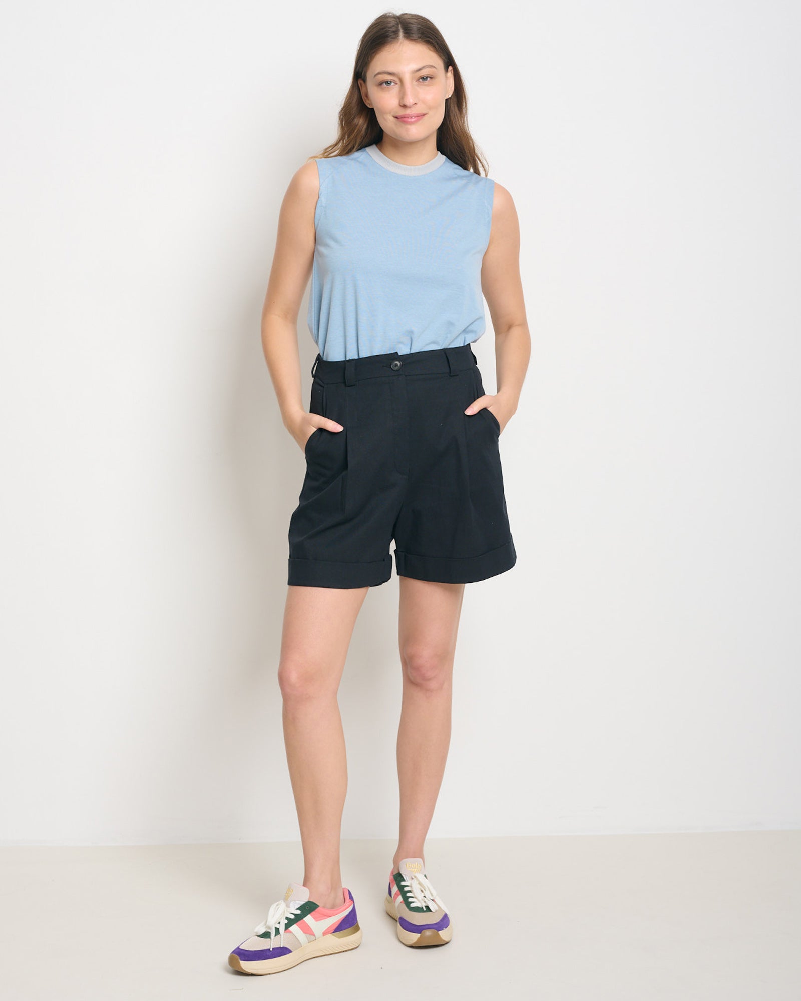 Caroline Shorts Black - Layou Design by Shay Sobol