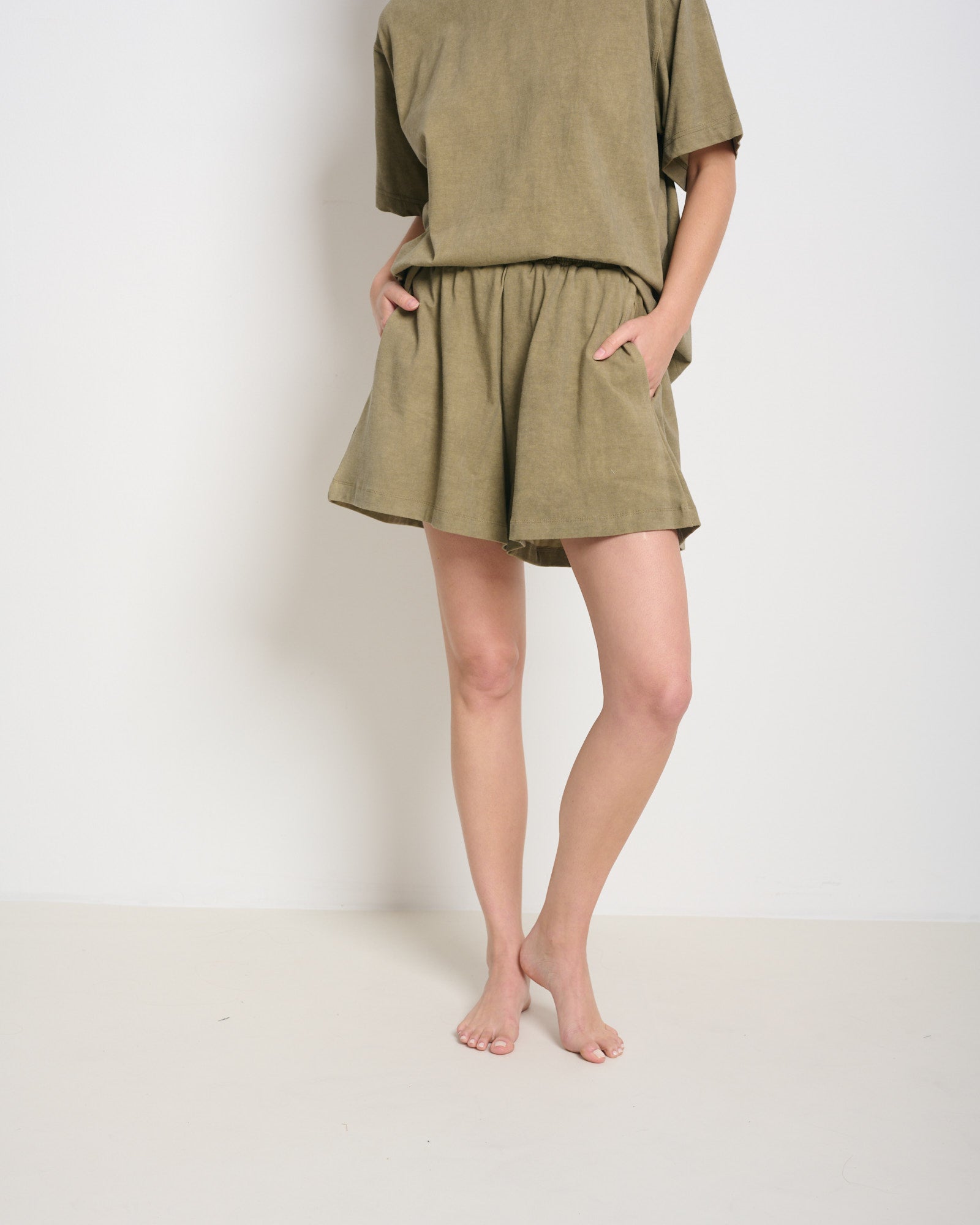 Elijah Shorts Olive Green