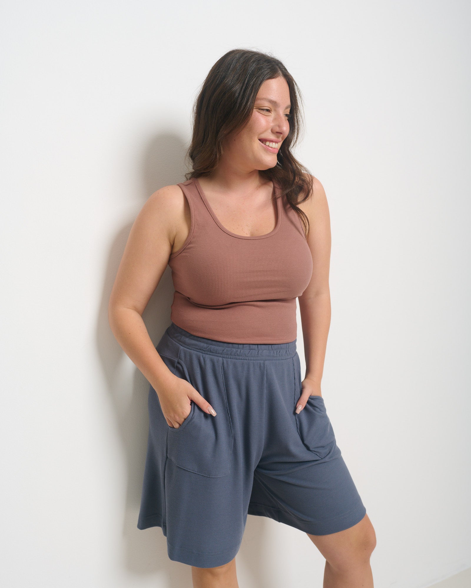 Safta Tank Top Rusty Pink SPECIAL EDITION - Layou Design by Shay Sobol