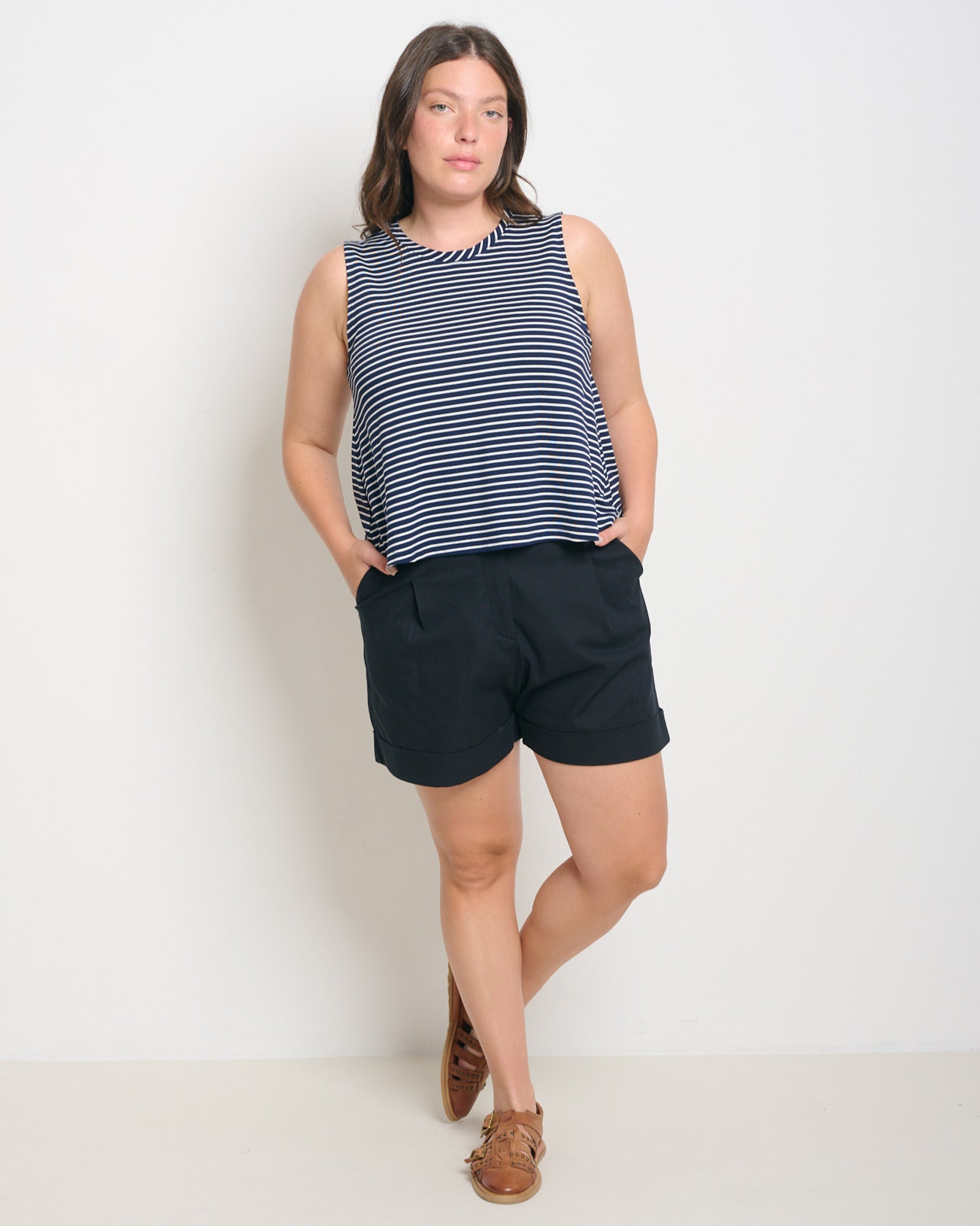 Caroline Shorts Black - Layou Design by Shay Sobol