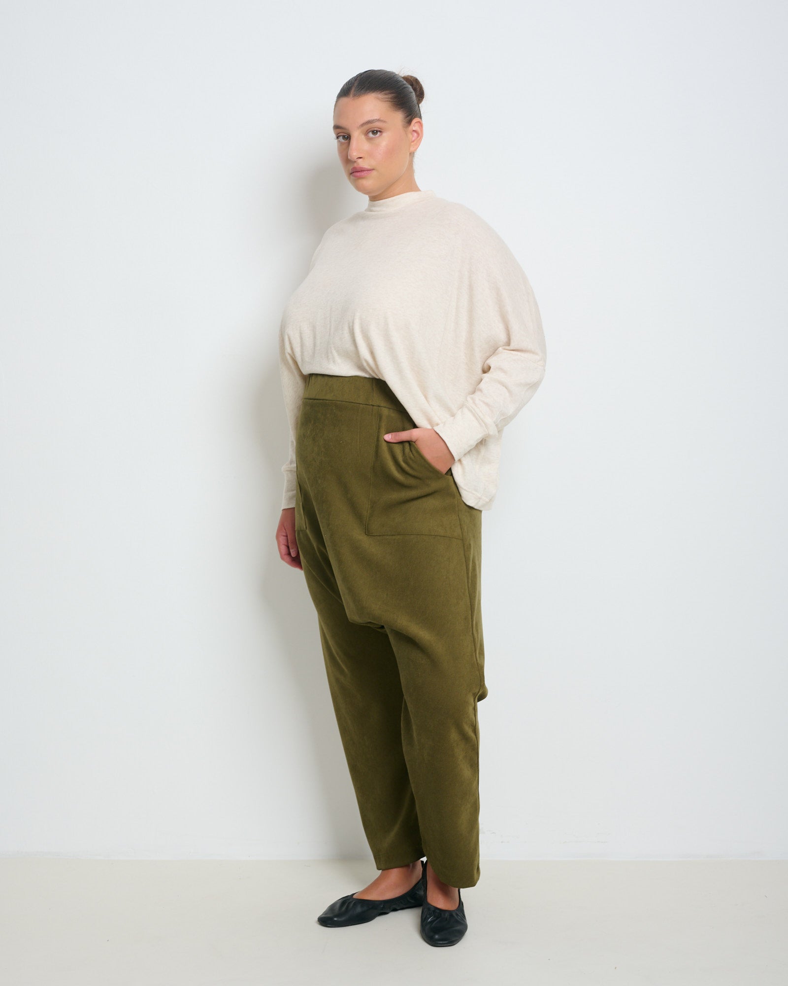 Frankie Pants Olive Green
