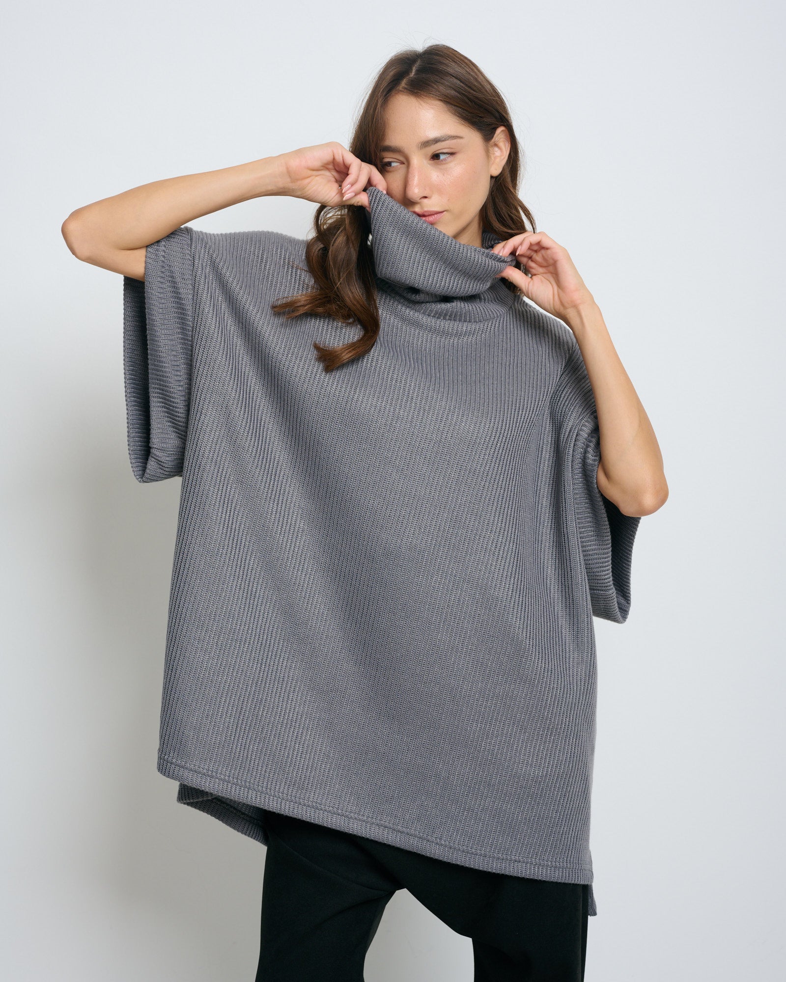 Amelia Top Grey - Layou Design by Shay Sobol