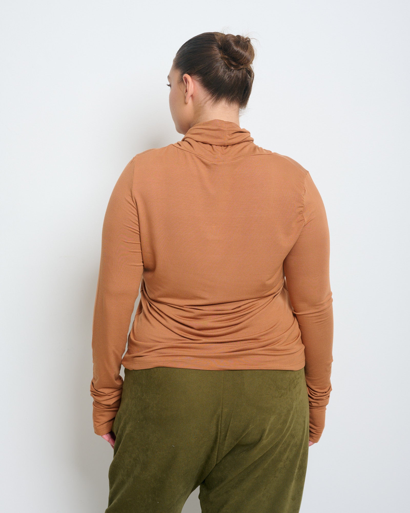 Linoy 2.0 Turtleneck Top Brick