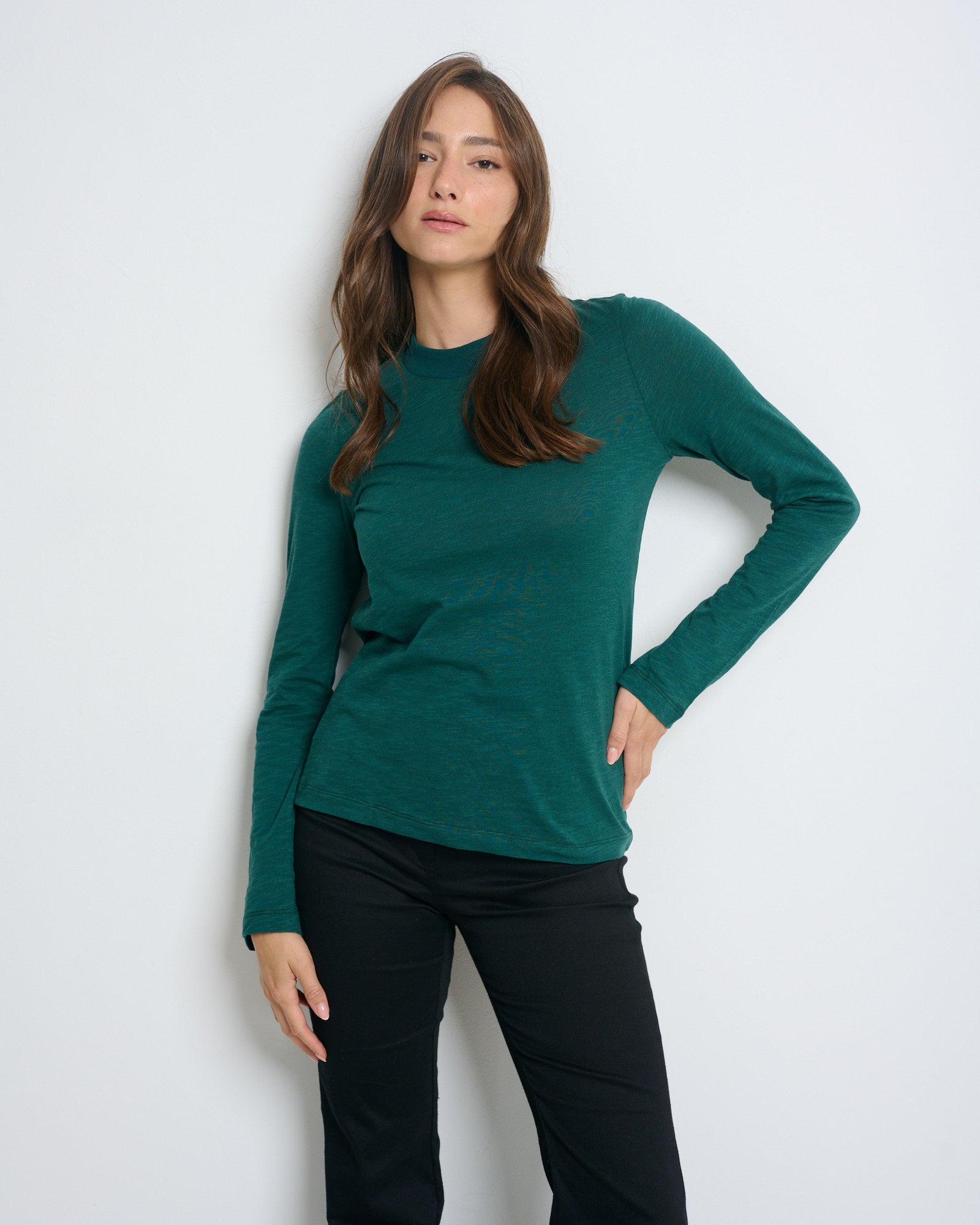Blake Top Green - Layou Design by Shay Sobol
