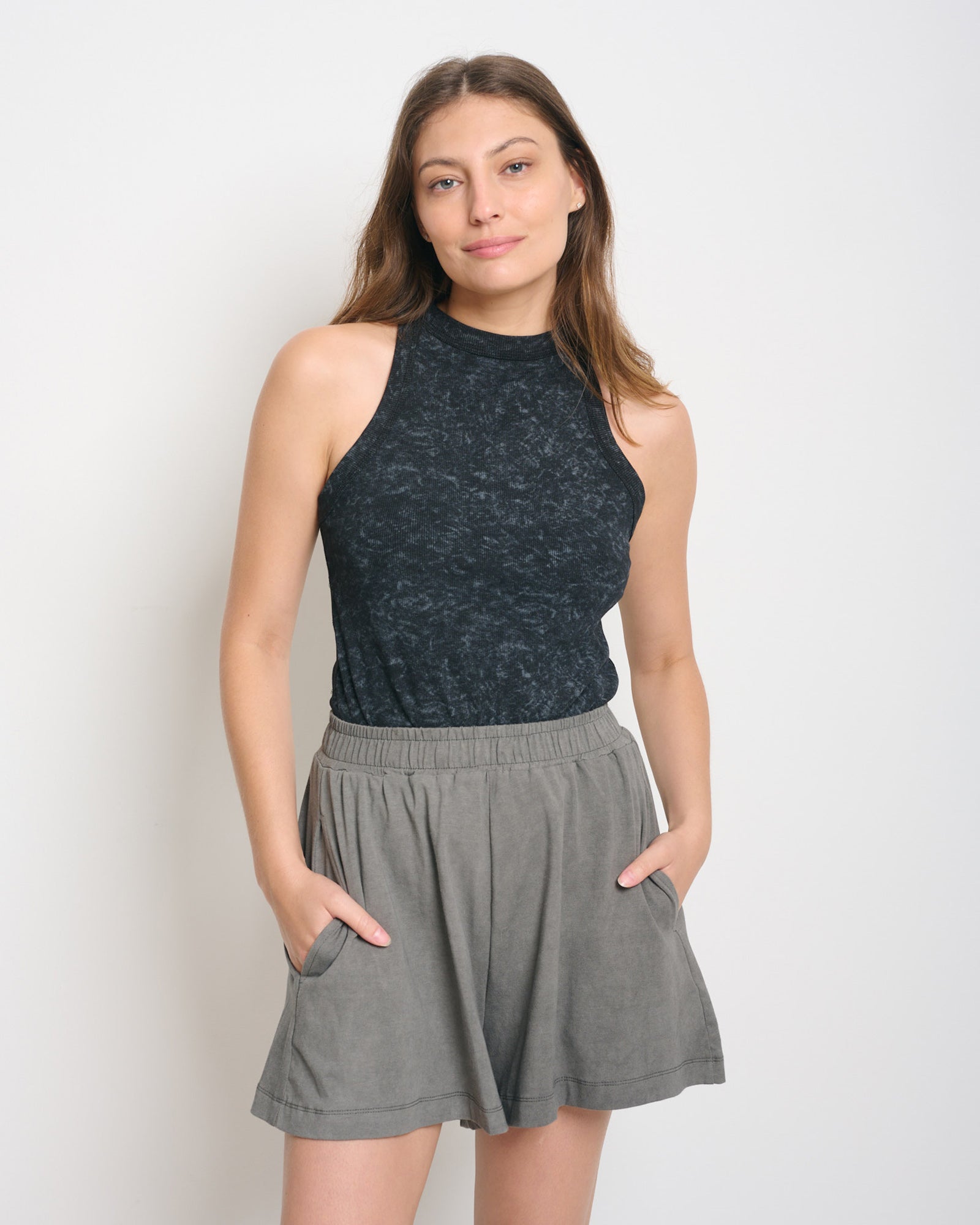 שורטס אלייז'ה אפור ווש