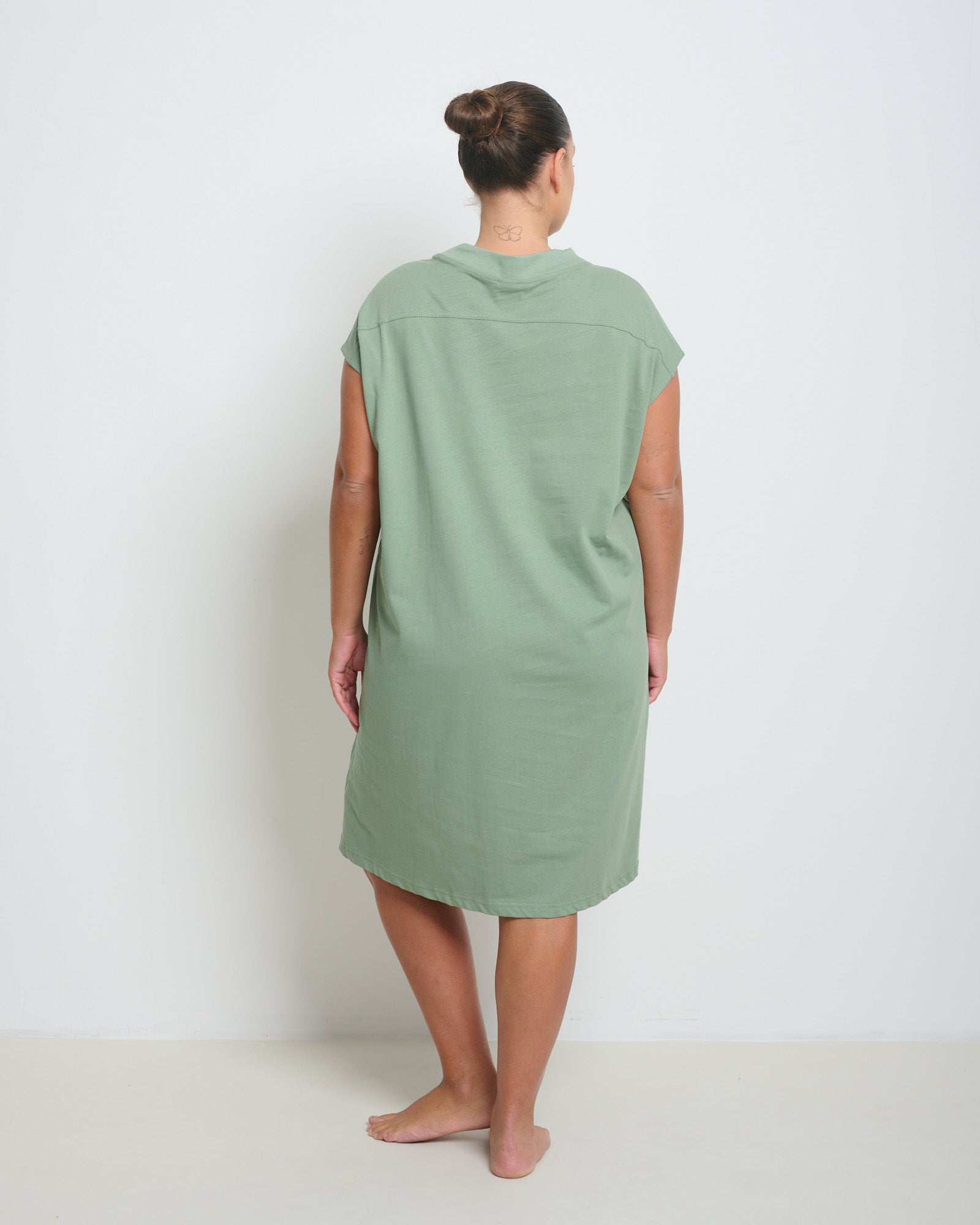 שמלת פרקר ירוקה