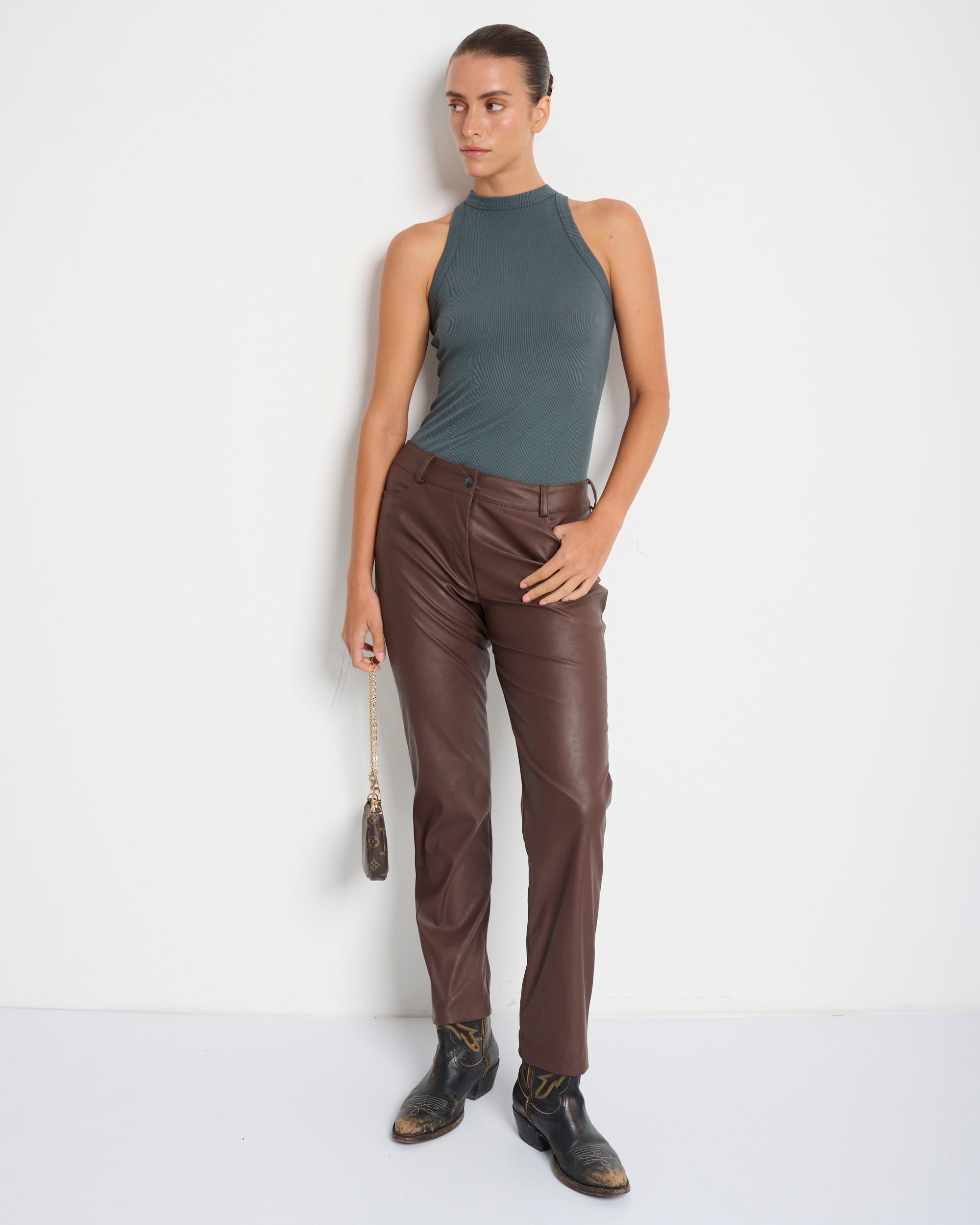 Ella Pants Chocolate Brown