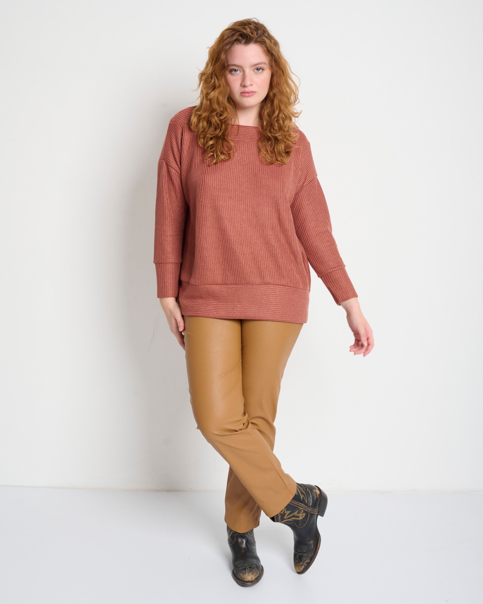 Ella Pants Camel Brown