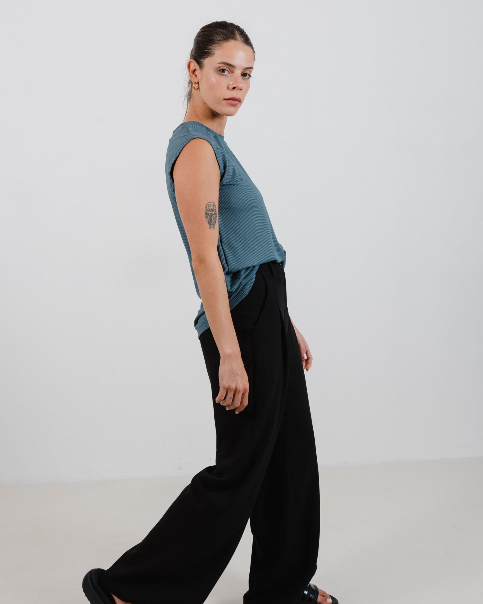 מכנסי בלום שחור