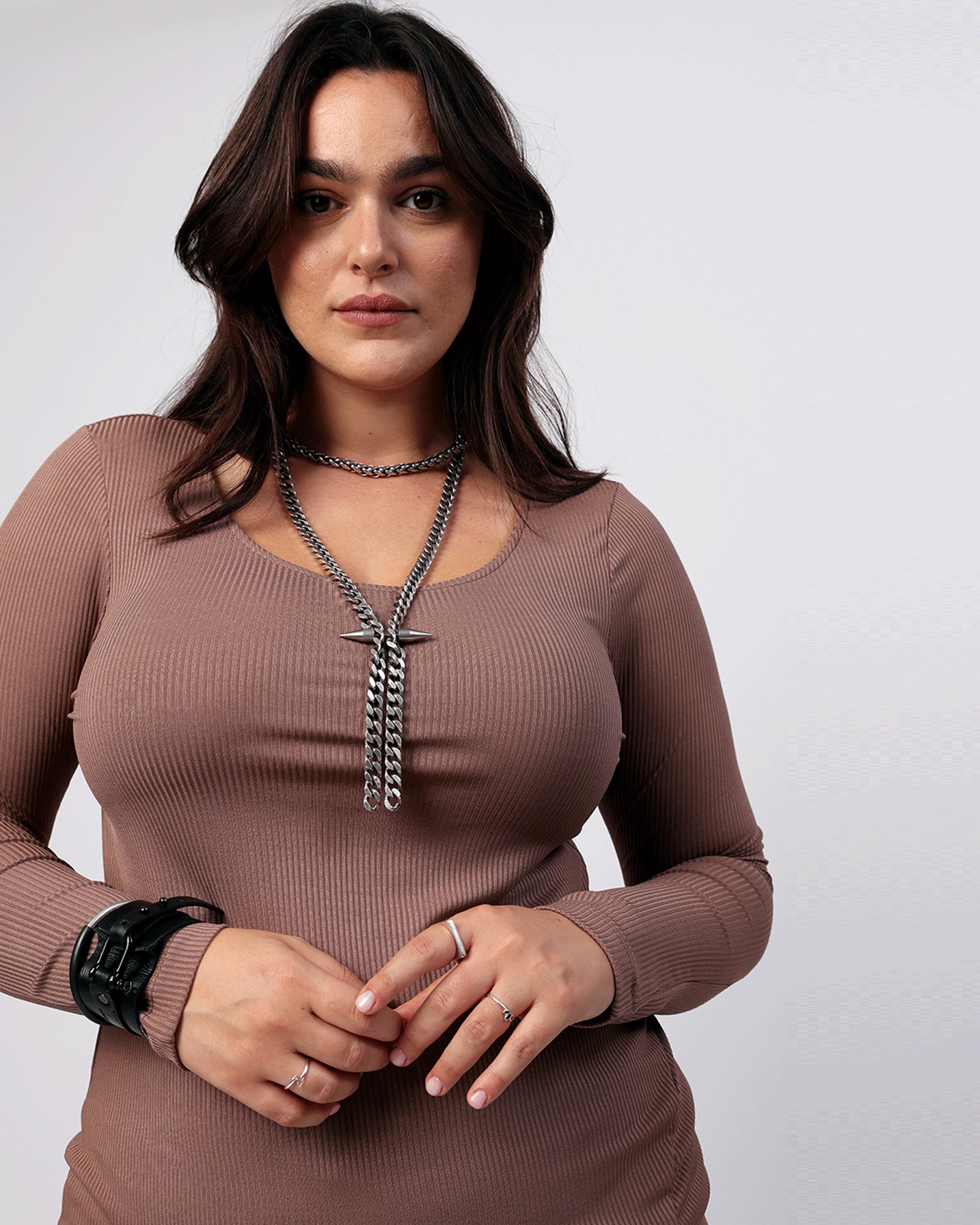 Electra Dress Mocha - Layou Design by Shay Sobol