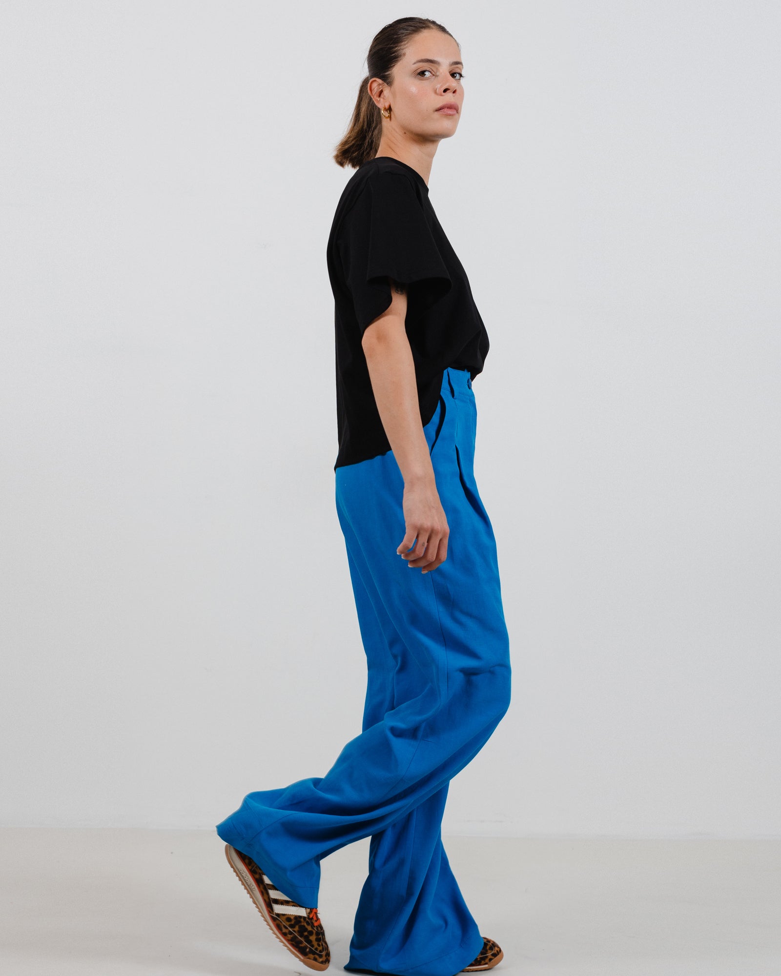 מכנסי בלום כחול רויאל