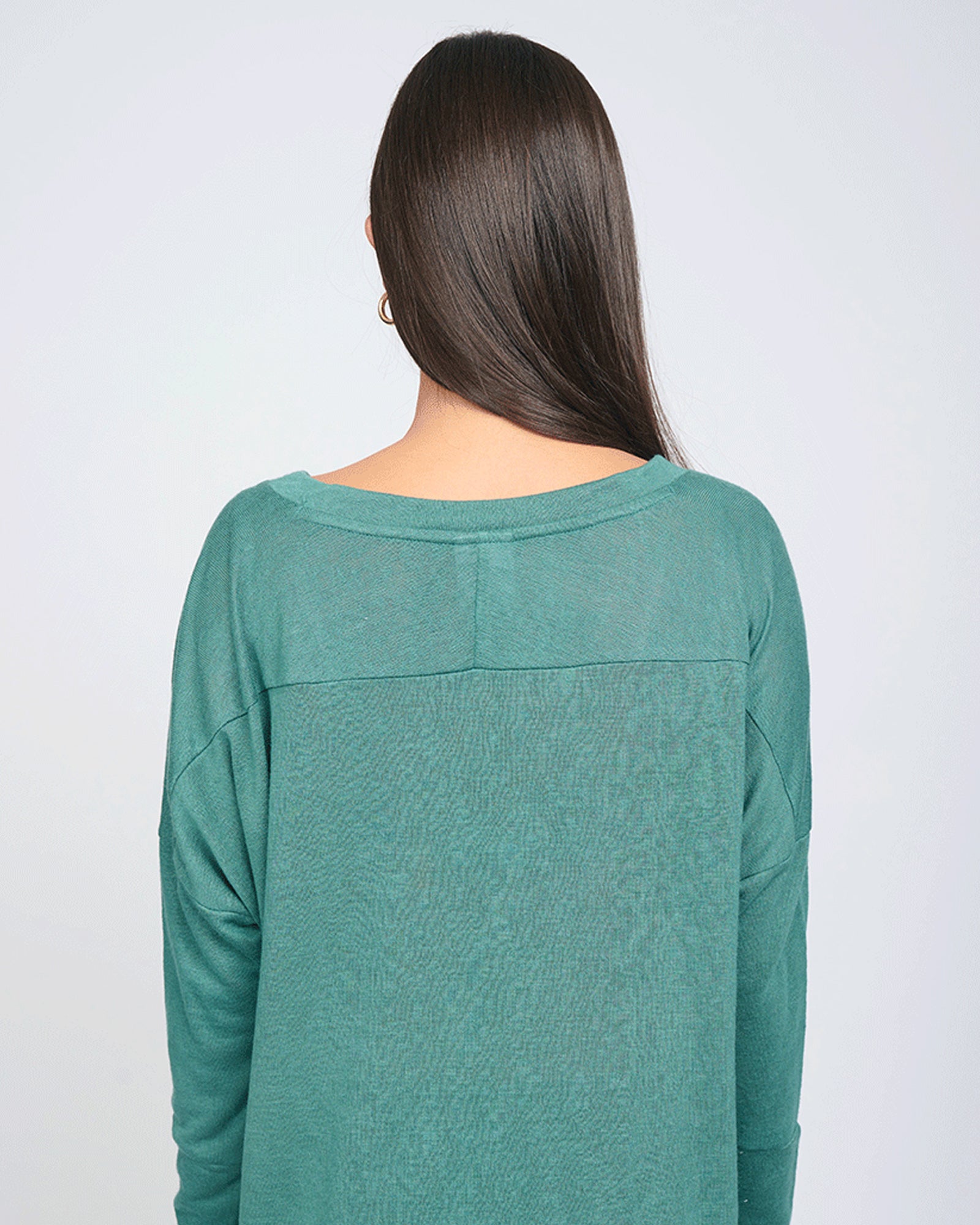 Josephine V Top Green