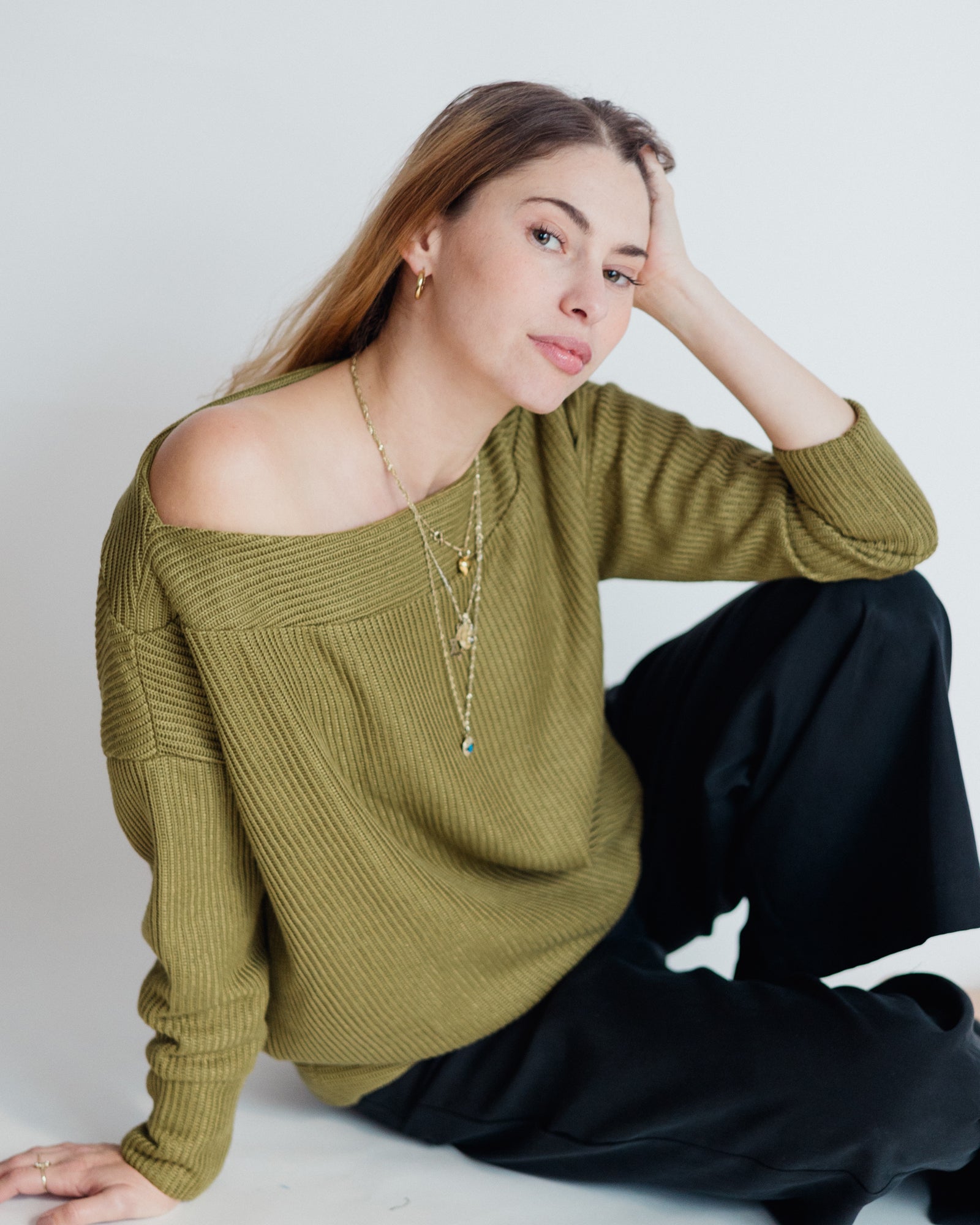 Bili Jumper Olive Green