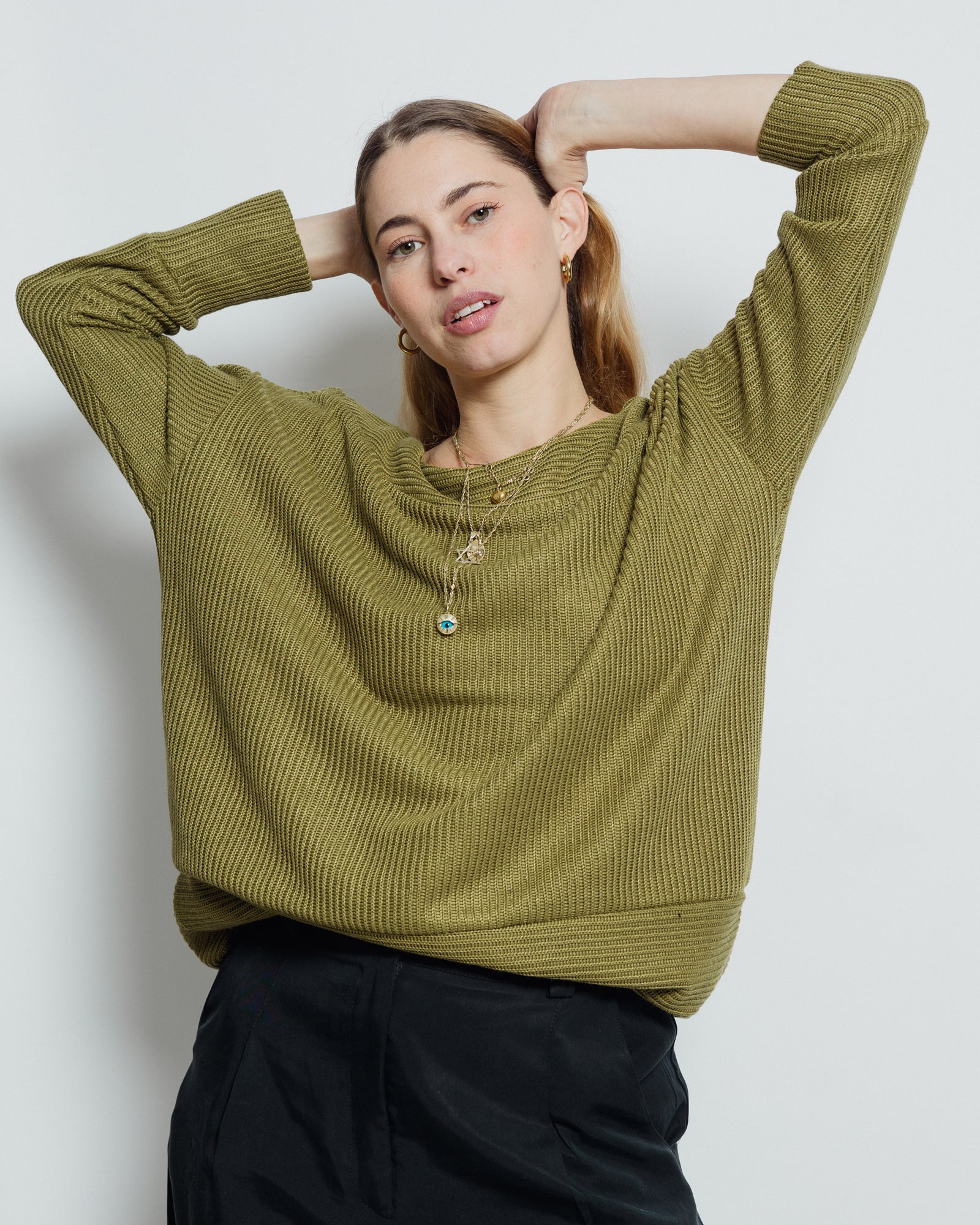 Bili Jumper Olive Green