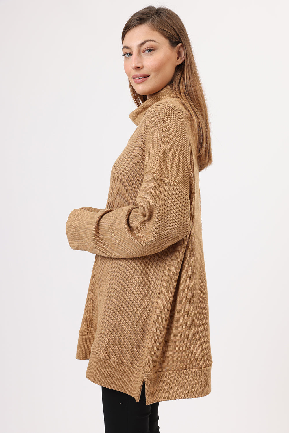 Grace Sweater Camel - Layou Design by Shay Sobol
