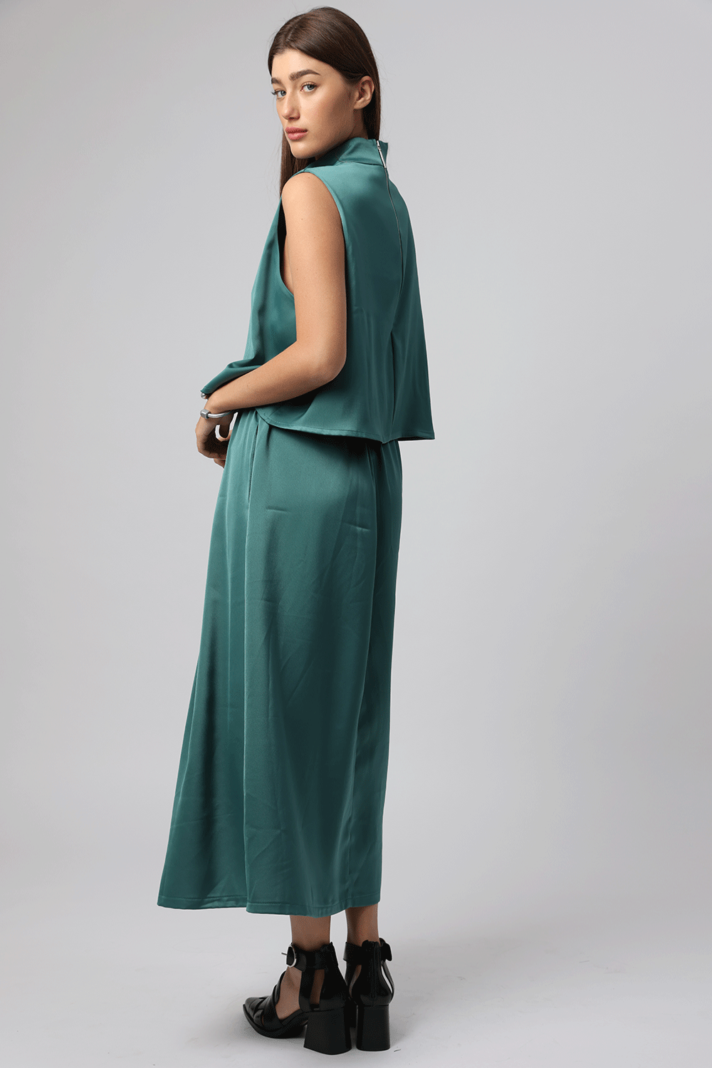 Paxton Dress Green - Layou Design by Shay Sobol