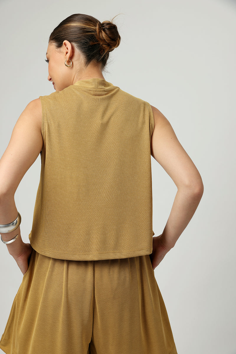 Haley Tank Top Mustard