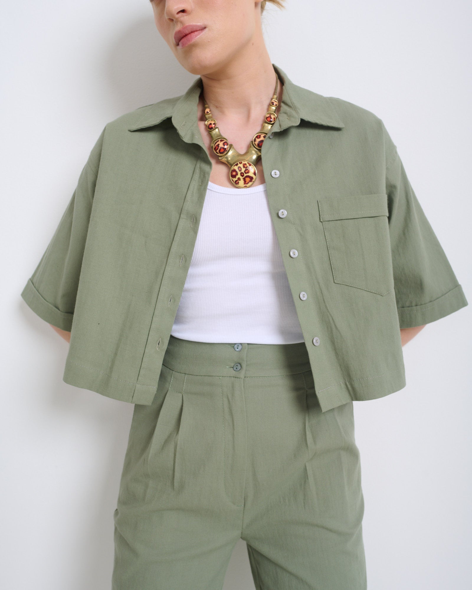 Esther Shirt Green