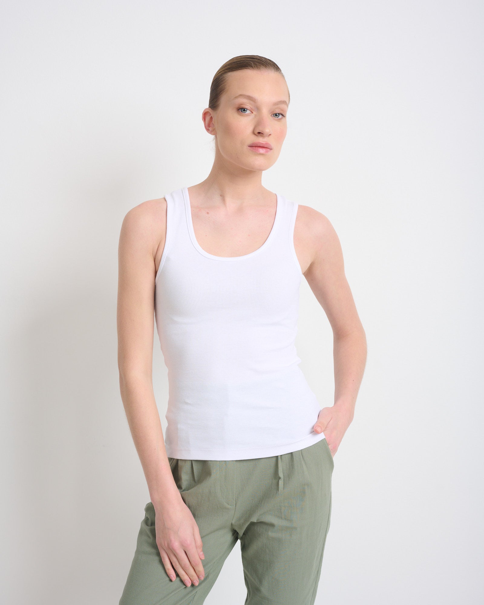 Safta Tank Top White