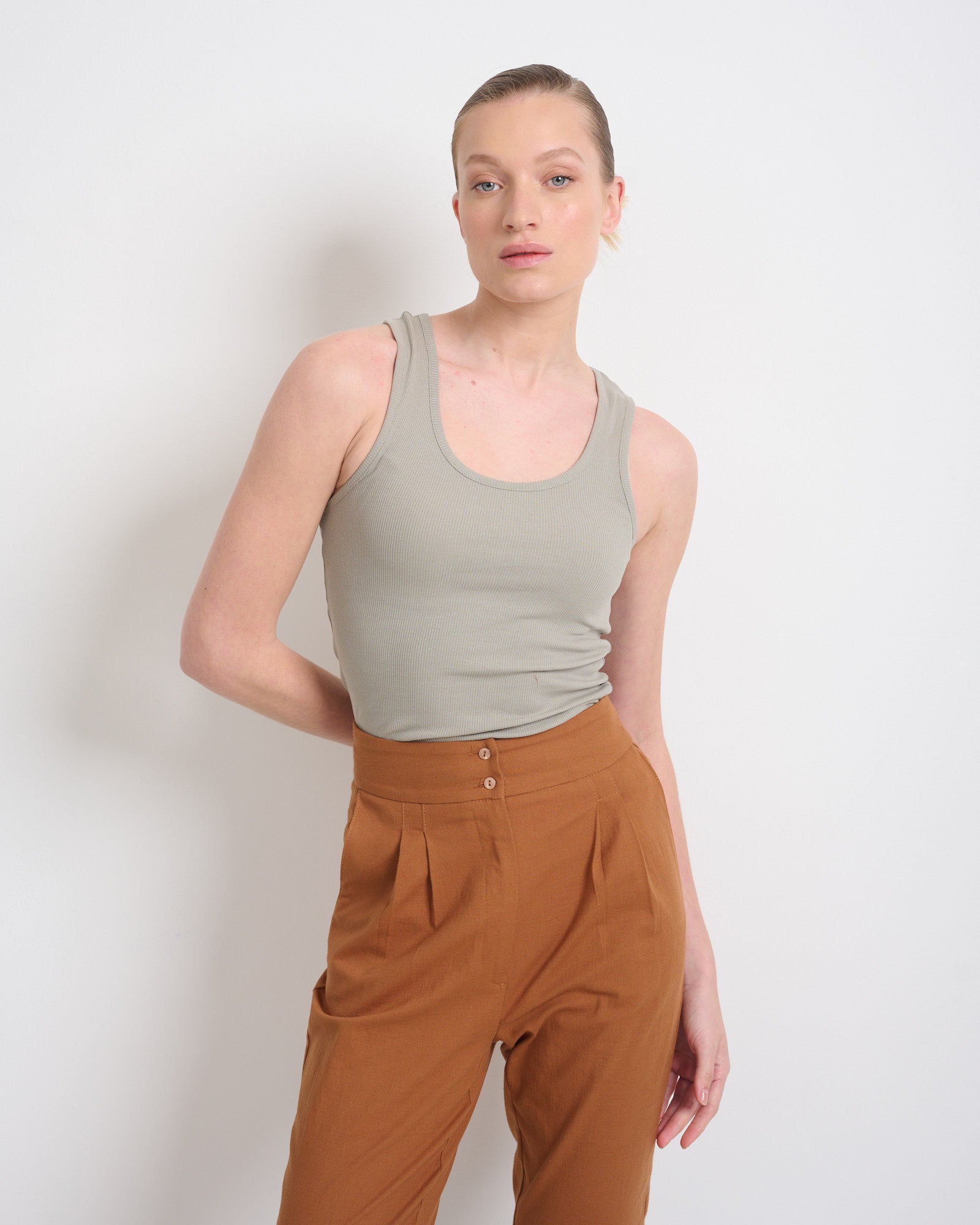 Safta Tank Top Stone