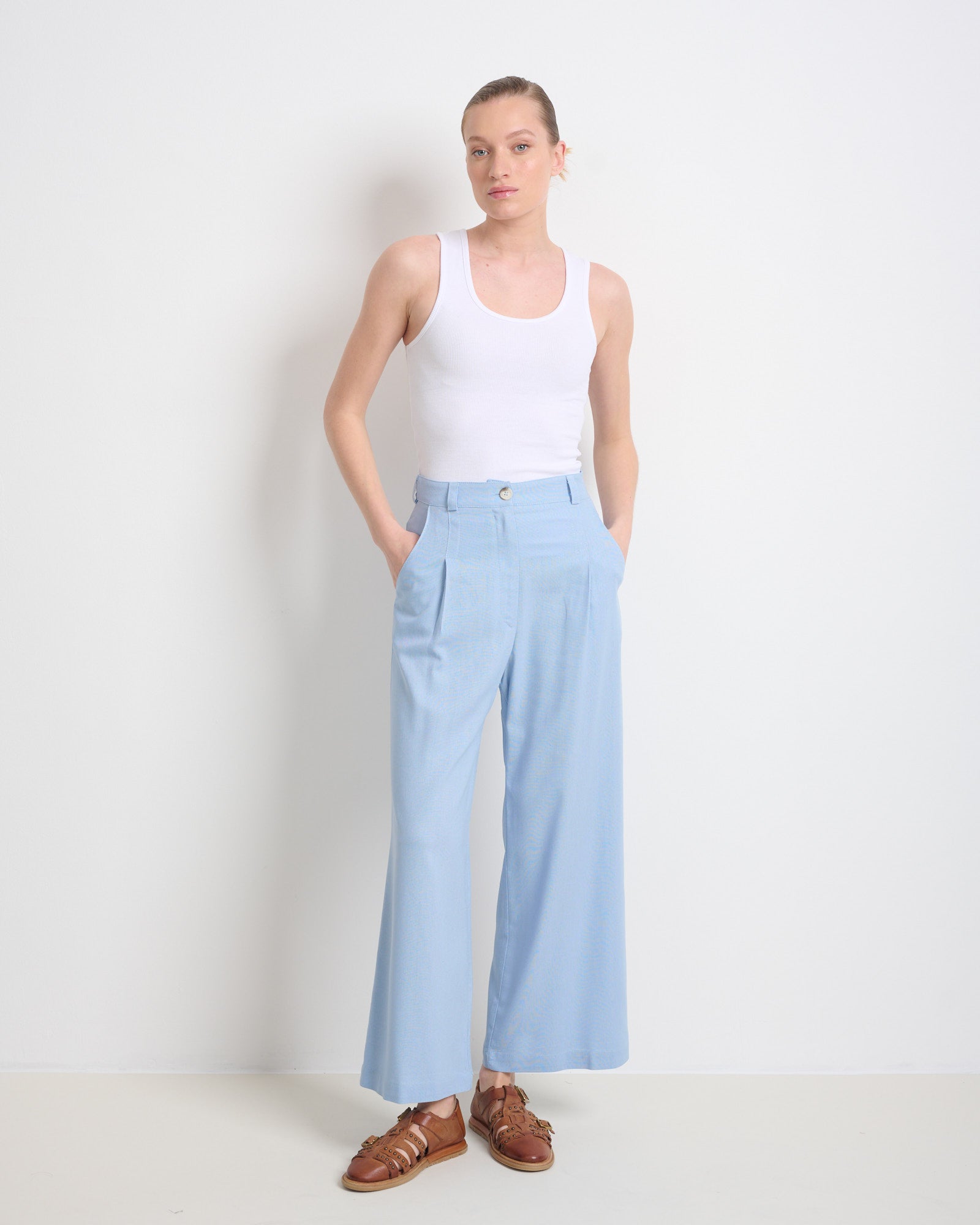 Caroline Pants Light Blue