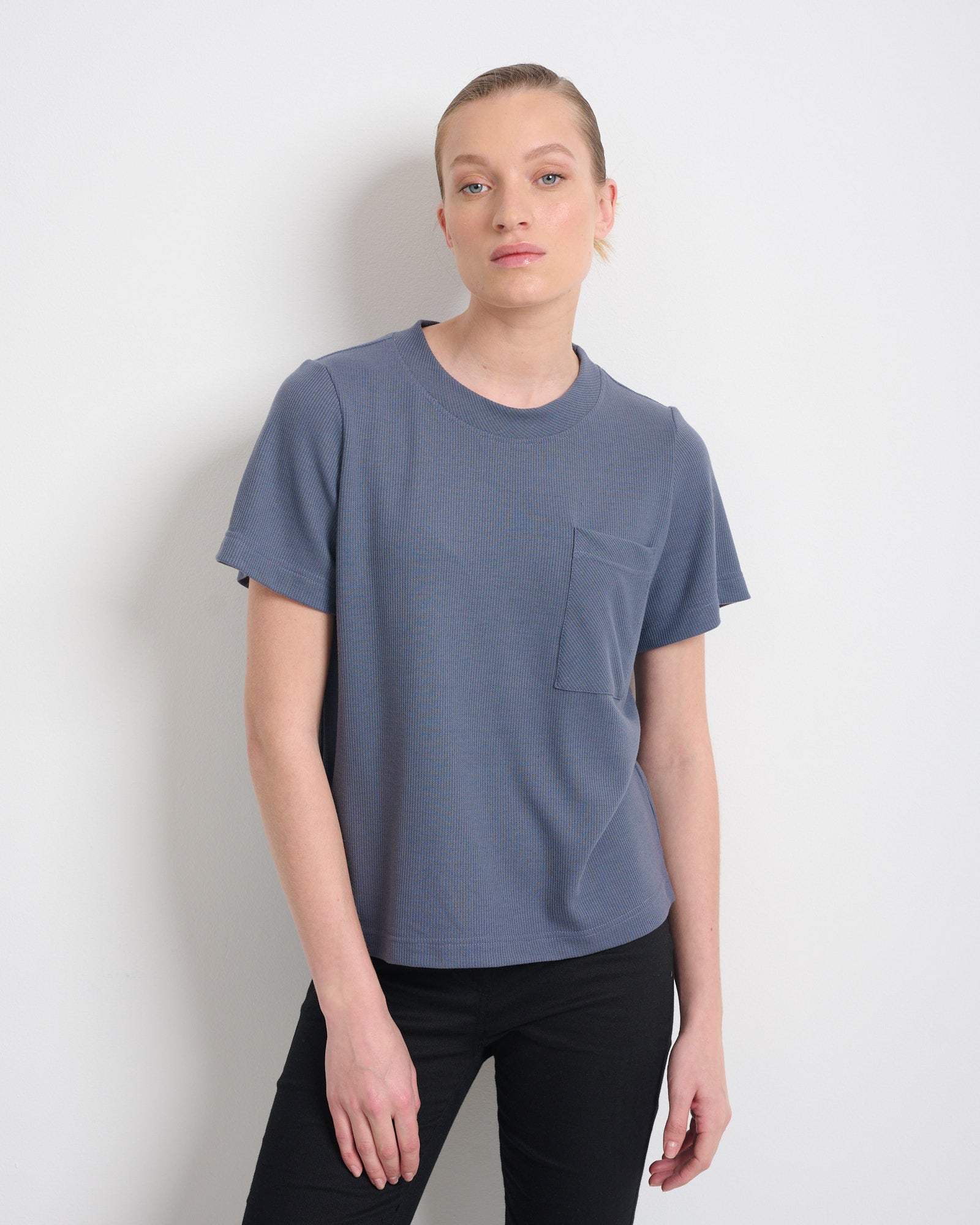 Desi T Shirt Steel Grey