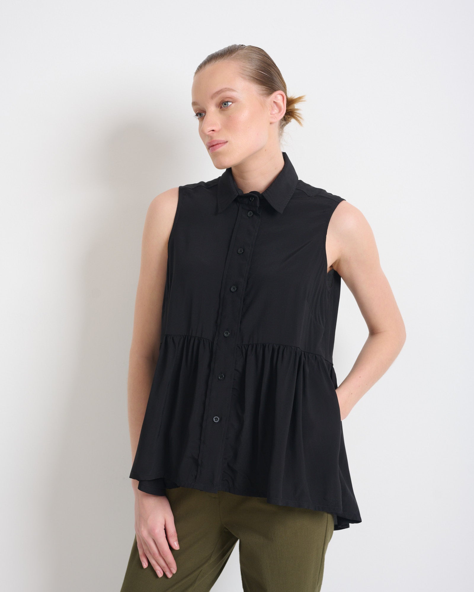 Ray Shirt Black - Layou Design by Shay Sobol