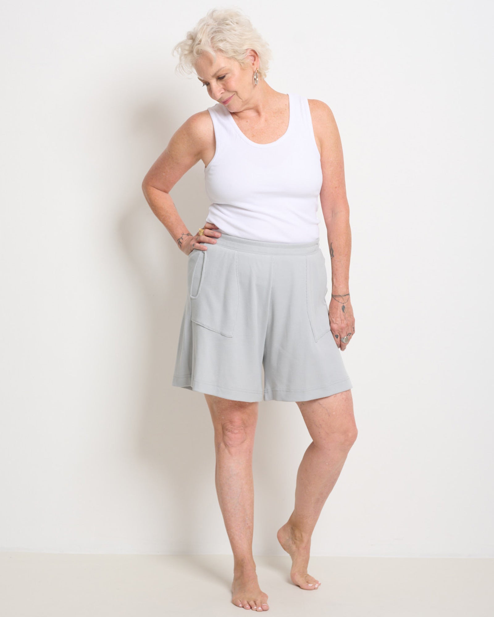 Shoshanna Shorts Light Grey