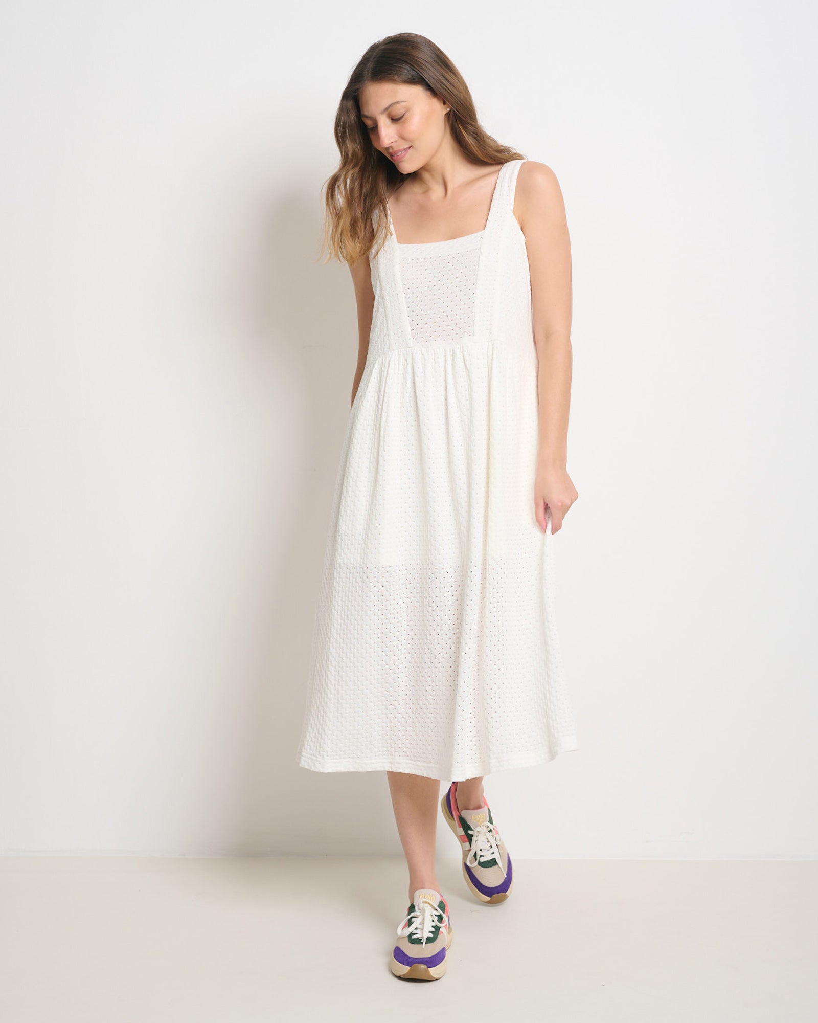 Tad Dress White