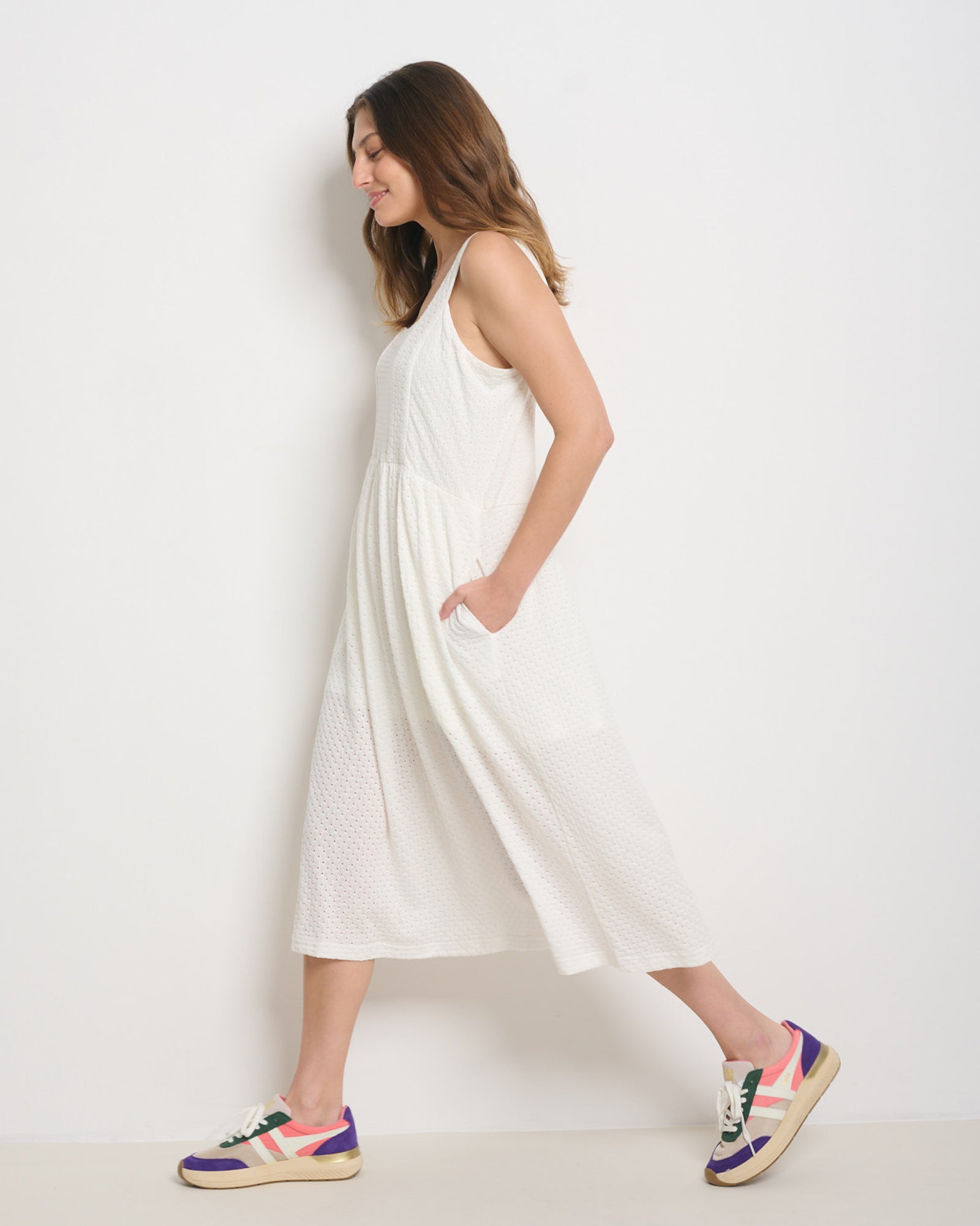 Tad Dress White