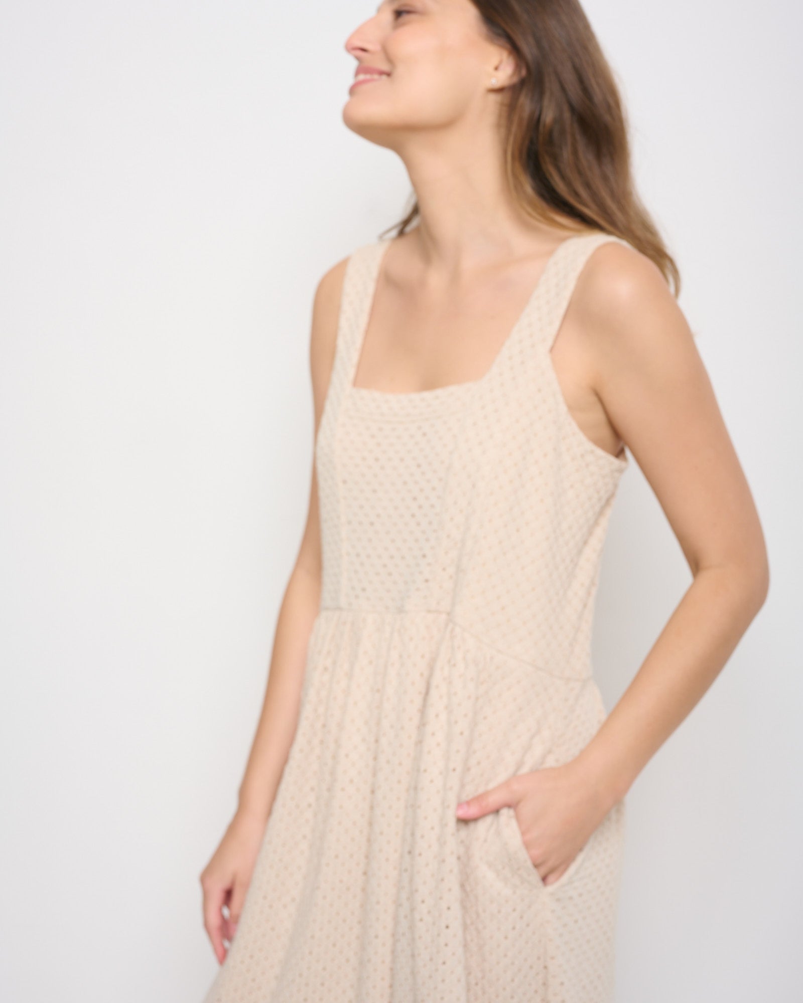 Tad Dress Beige