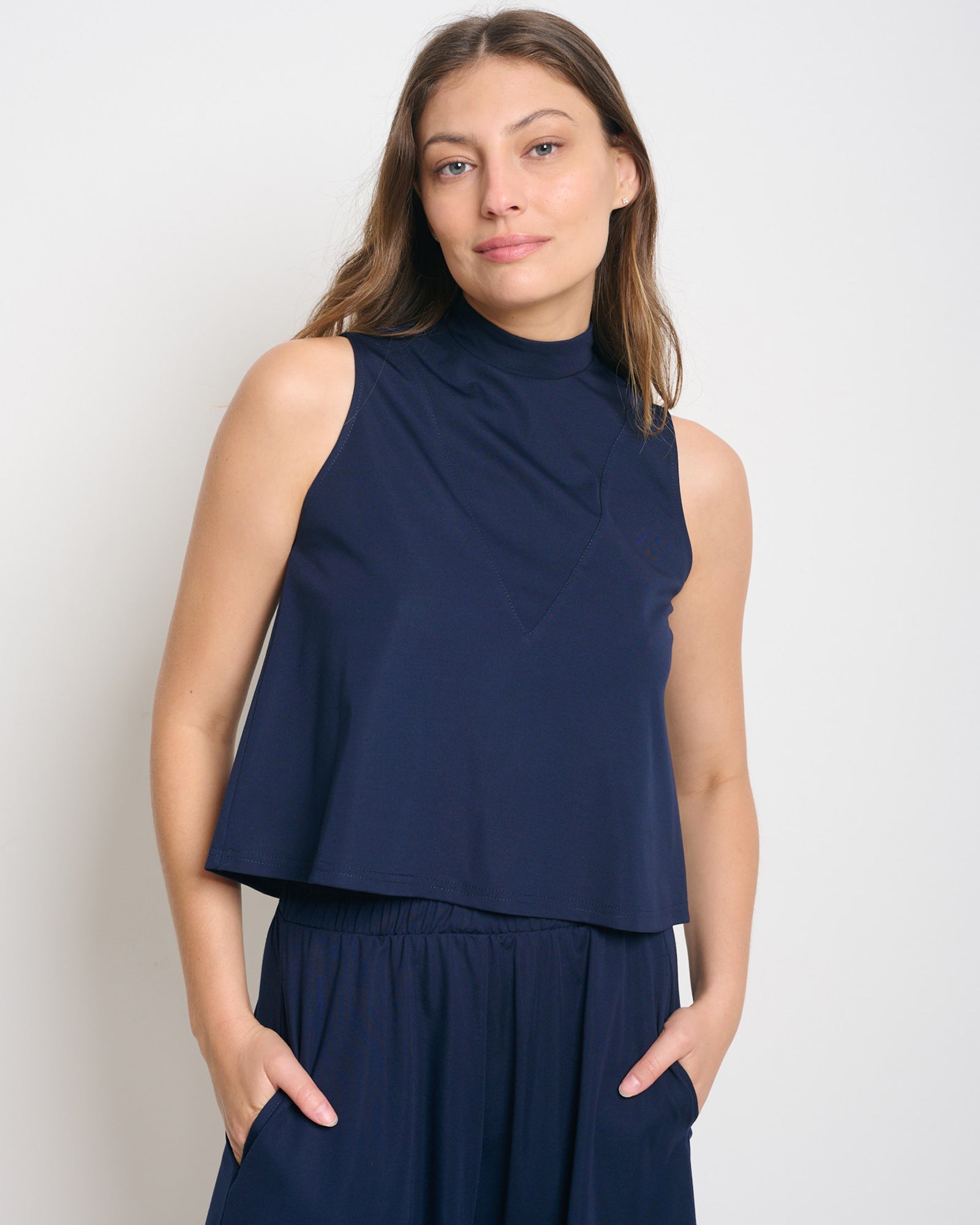 Haley Tank Top Navy