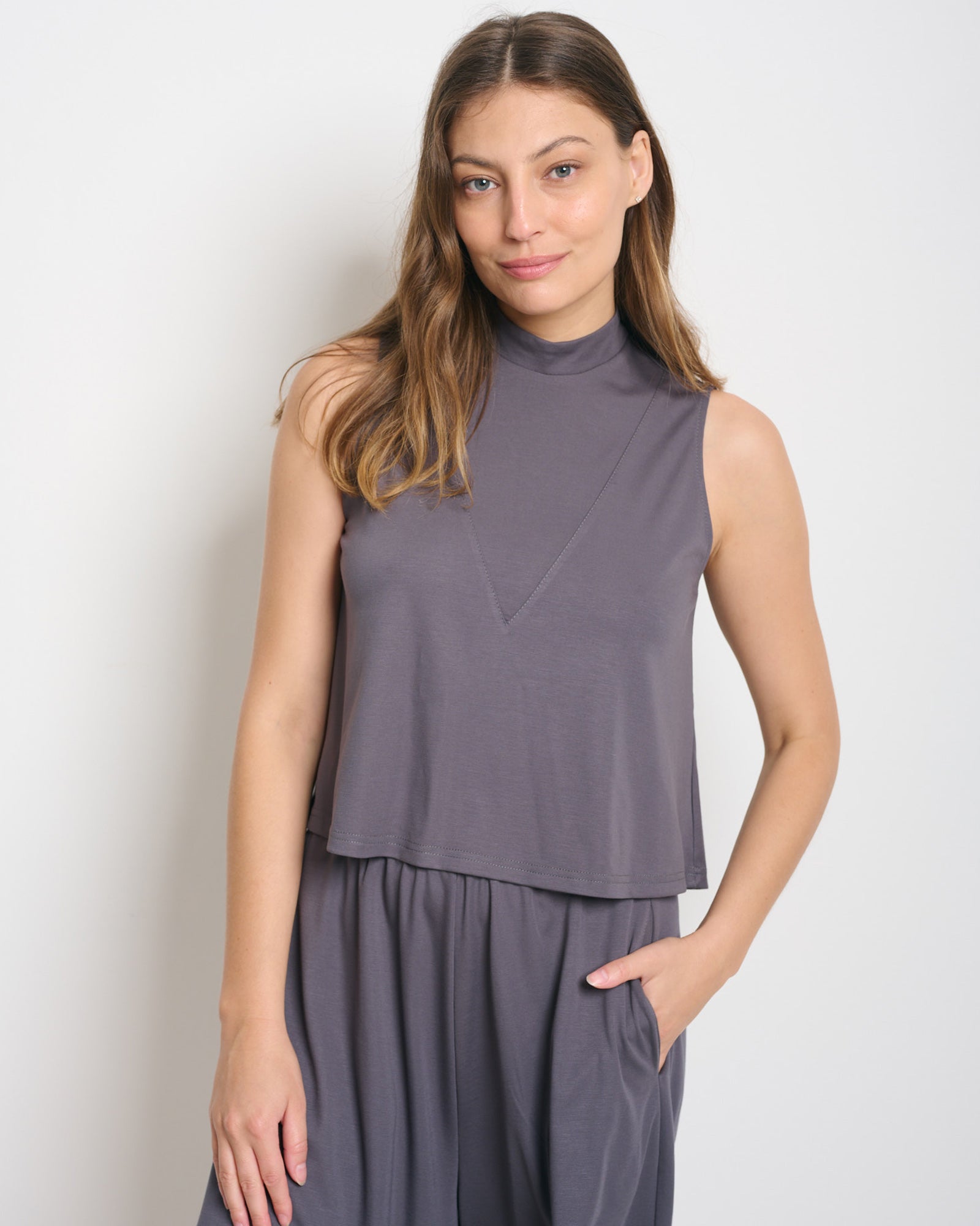 Haley Tank Top Grey