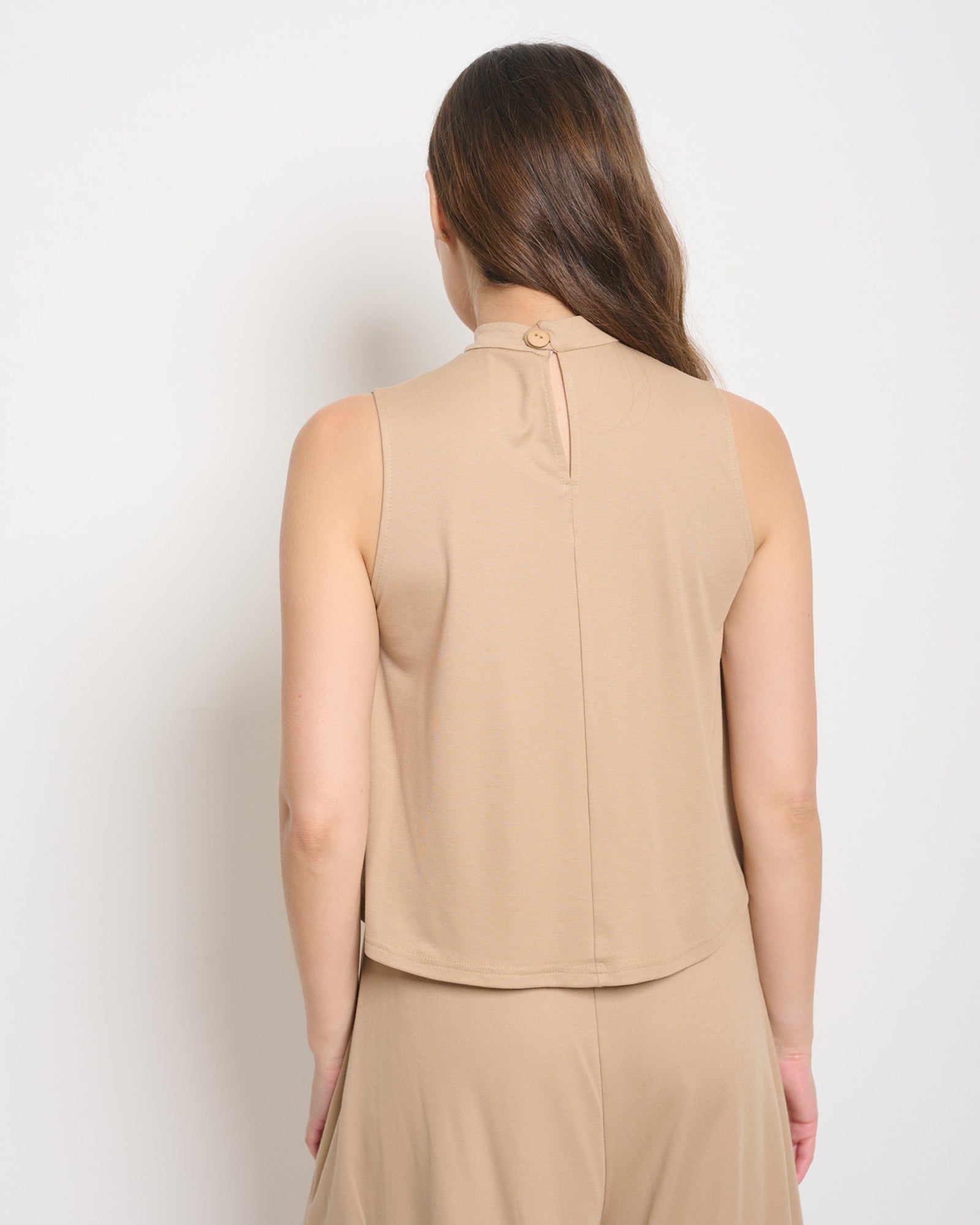 Haley Tank Top Beige