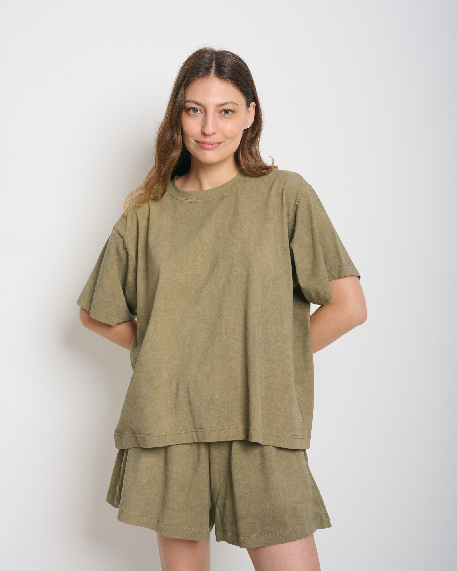 Elijah T Shirt Olive Green