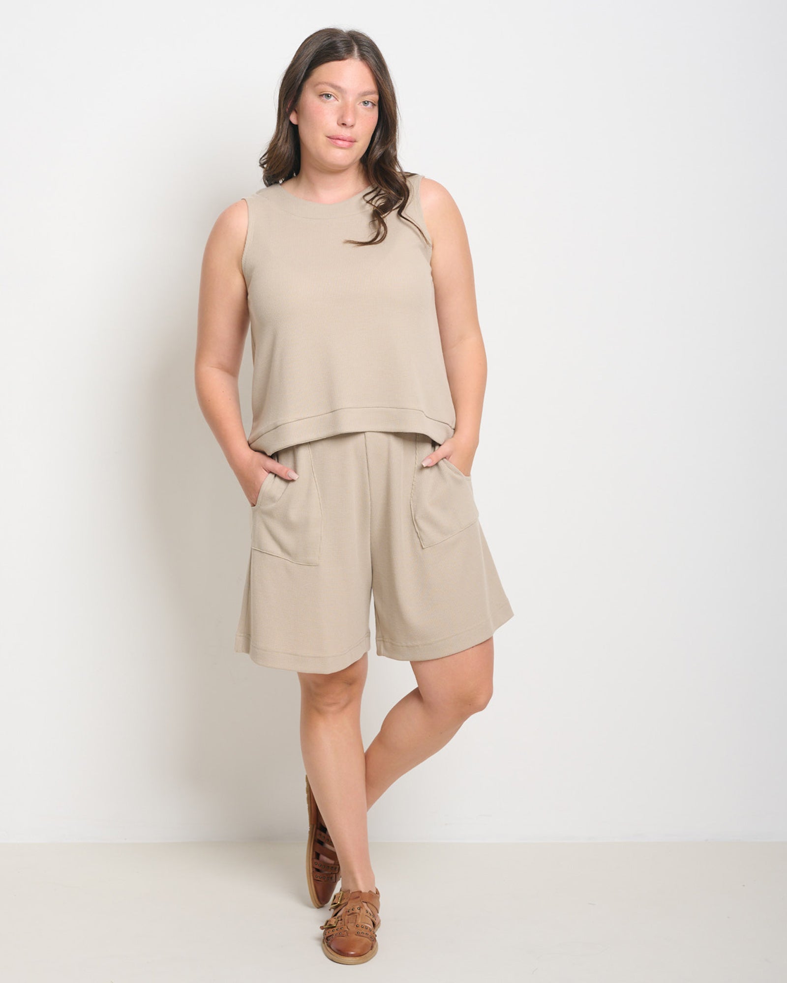 Shoshanna Top Beige