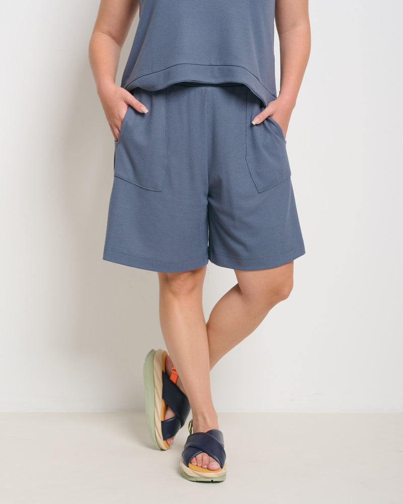 Shoshanna Shorts Steel Grey