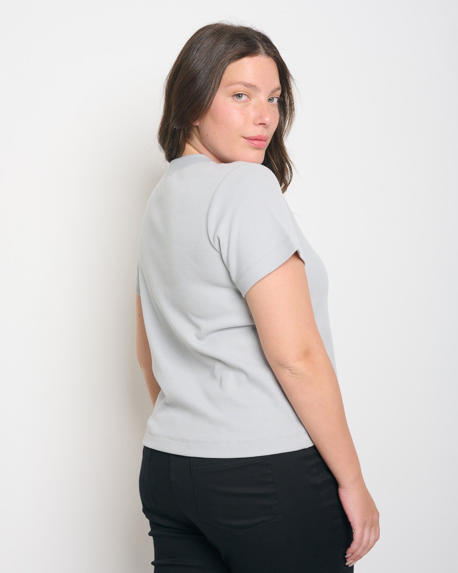 Desi T Shirt Light Grey