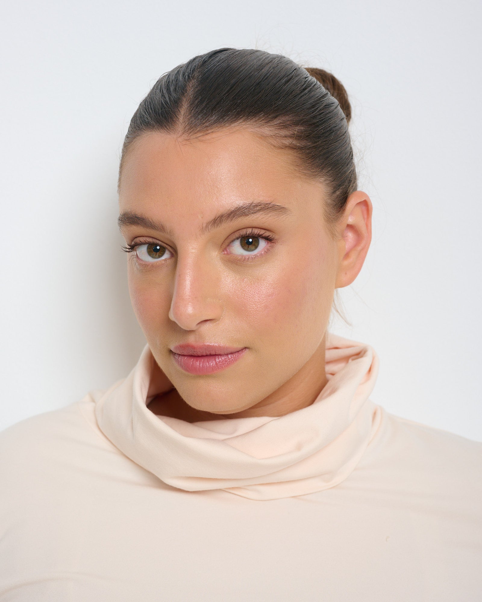 Linoy 2.0 Turtleneck Top Nude