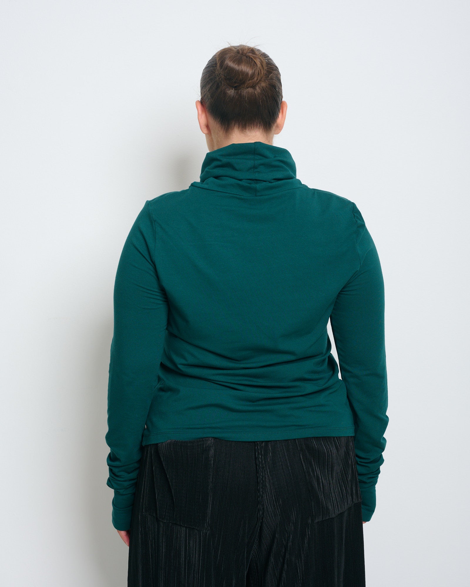 Linoy 2.0 Turtleneck Top Forest Green