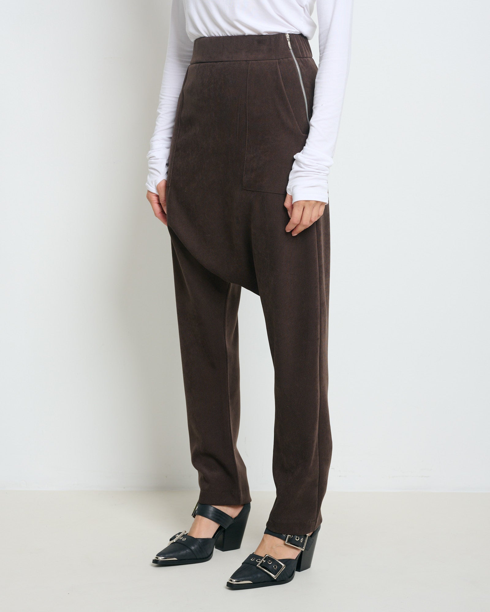 Frankie Pants Chocolate Brown