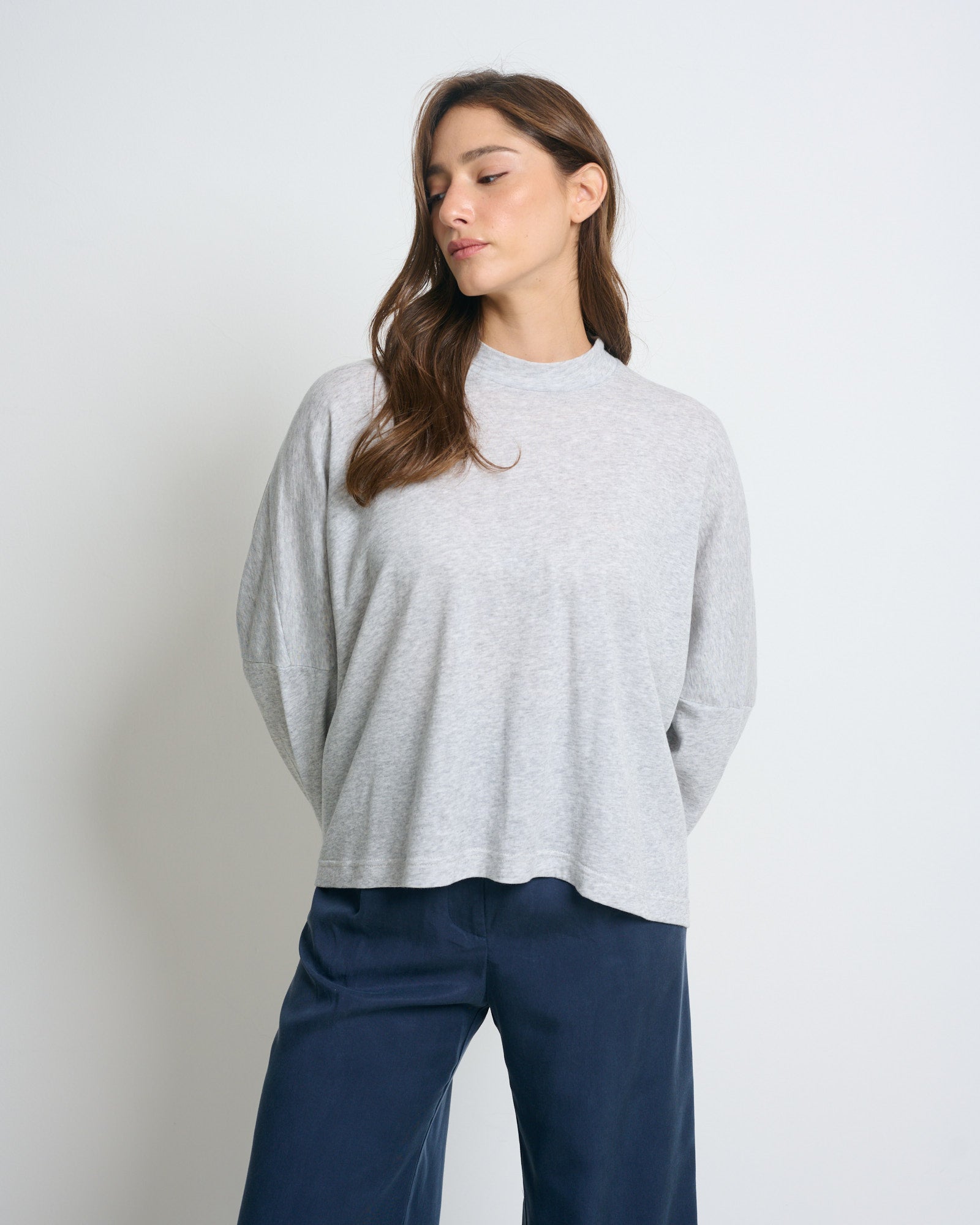 Mia Top Grey