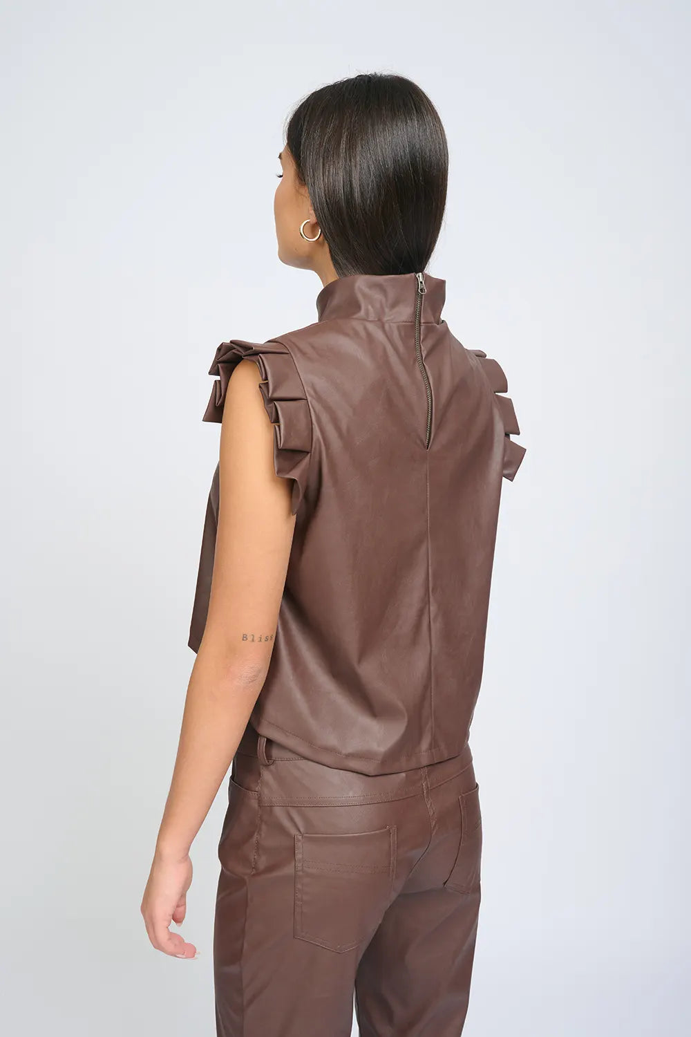 Ella Top Chocolate Brown