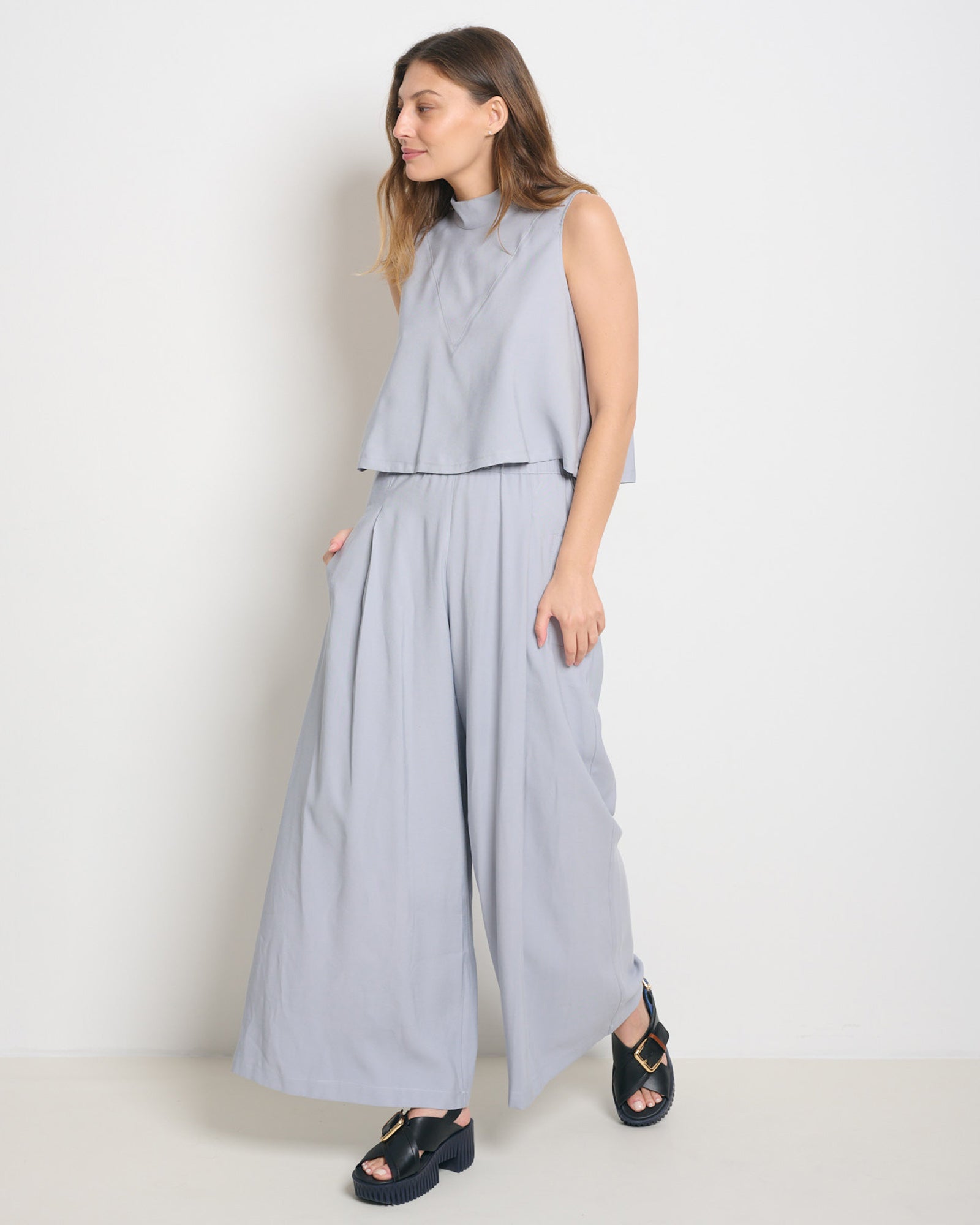 Loreen Pants Light Grey