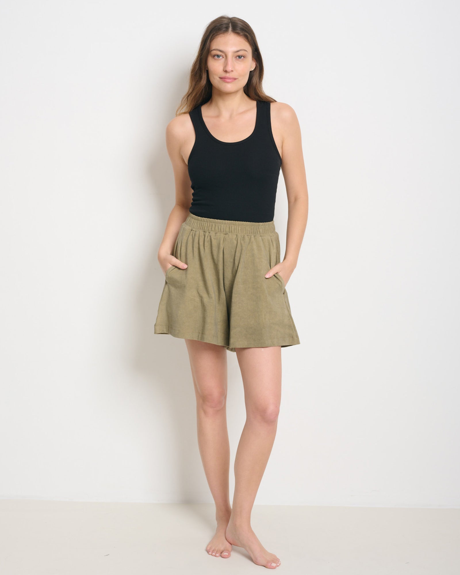 Elijah Shorts Olive Green