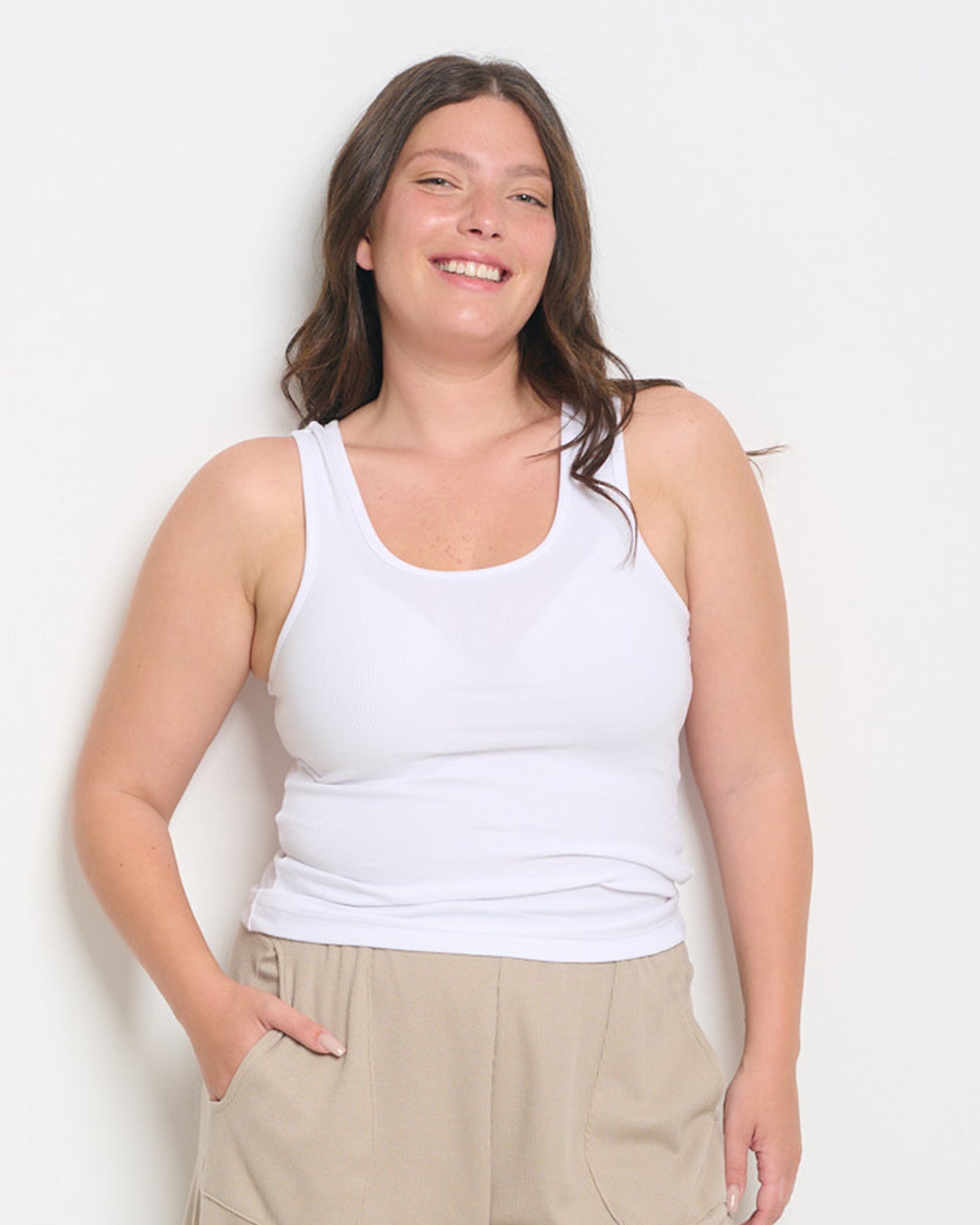 Safta Tank Top White