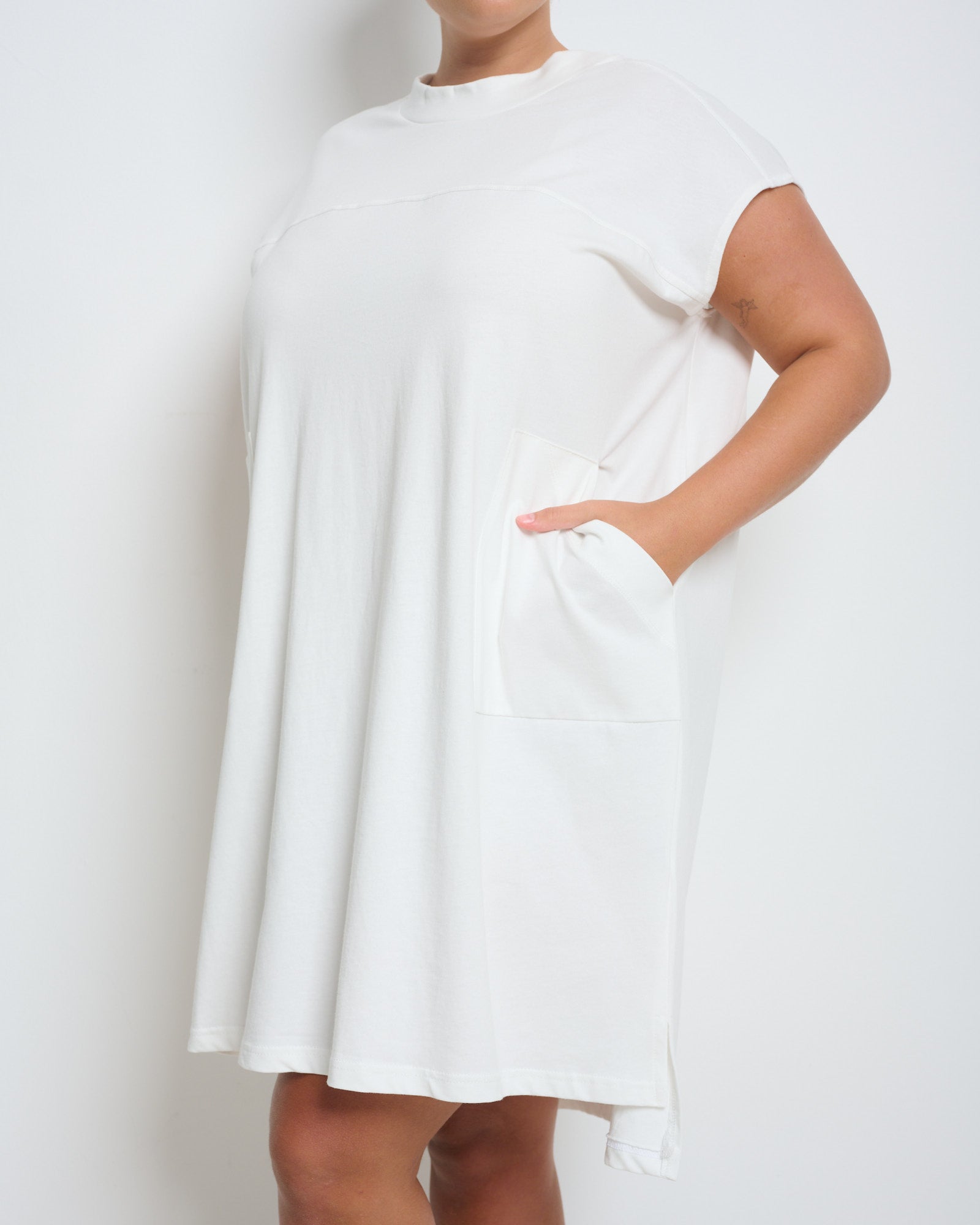 Parker Dress White